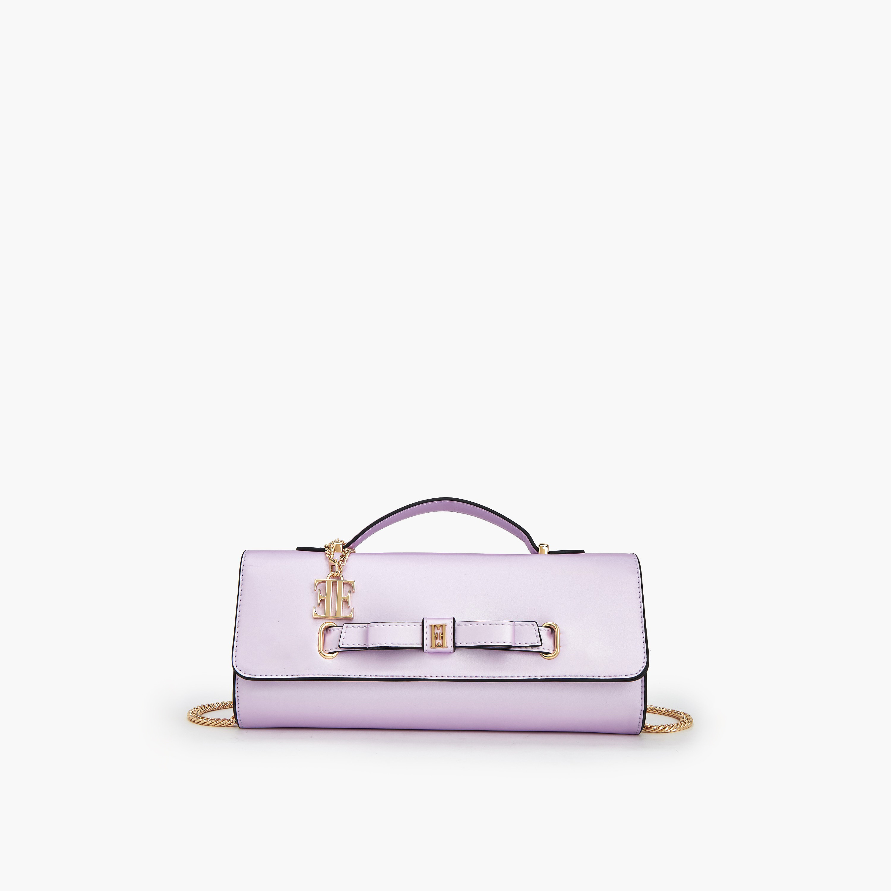 Elle Bow Detail Crossbody Bag with Chain Strap-women-bagsandwallets-handbags-image-1