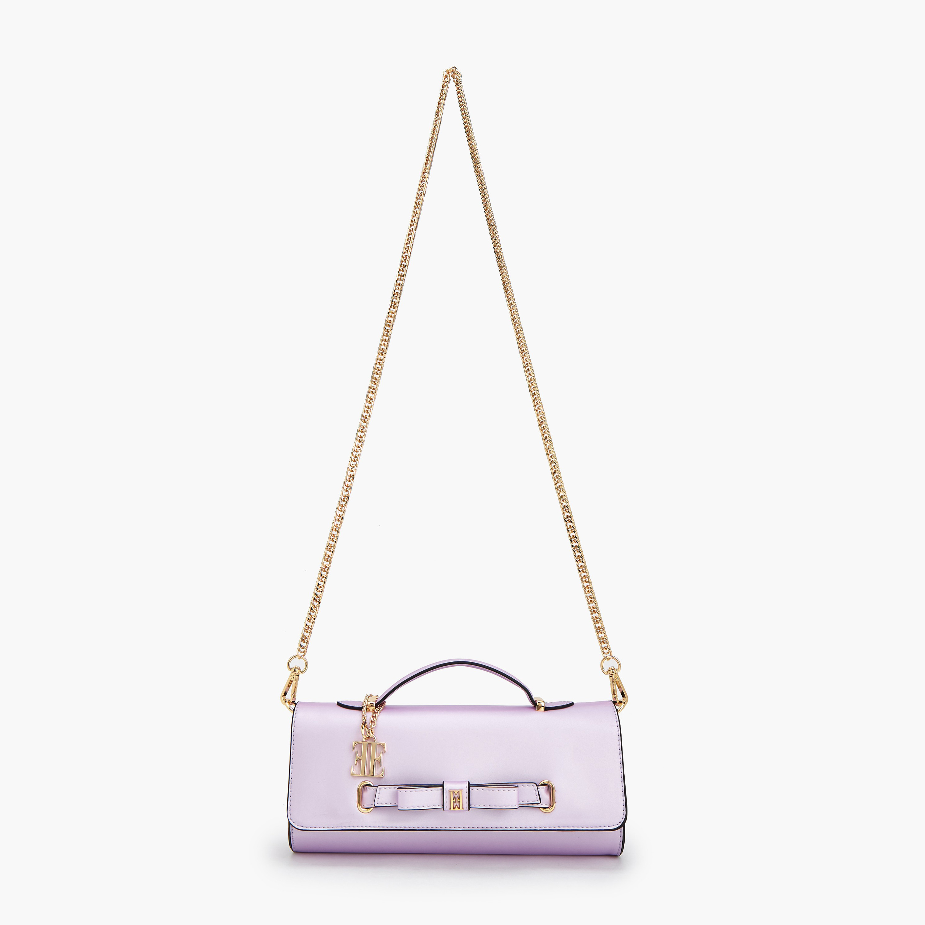 Elle Bow Detail Crossbody Bag with Chain Strap-women-bagsandwallets-handbags-image-2