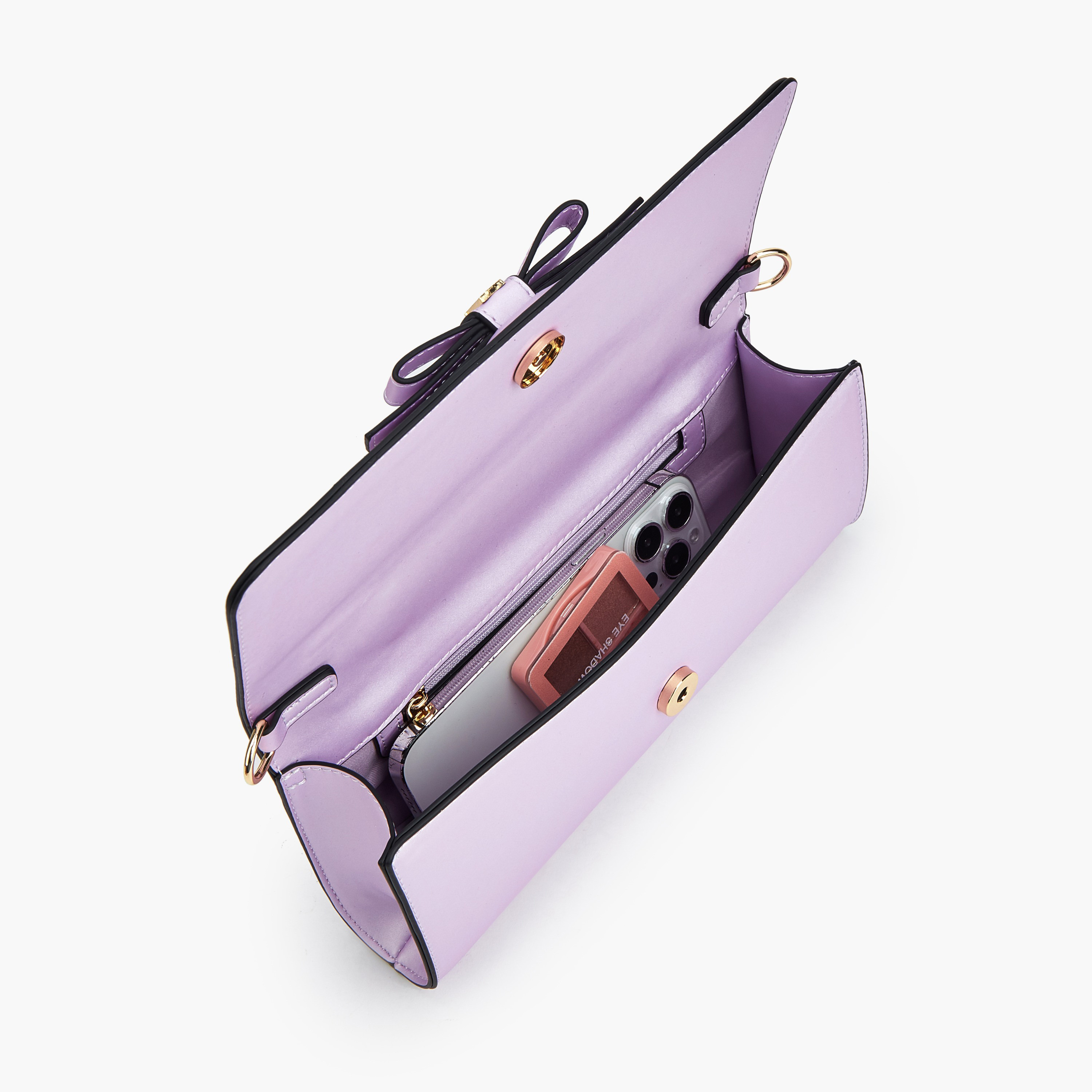 Elle Bow Detail Crossbody Bag with Chain Strap-women-bagsandwallets-handbags-image-7