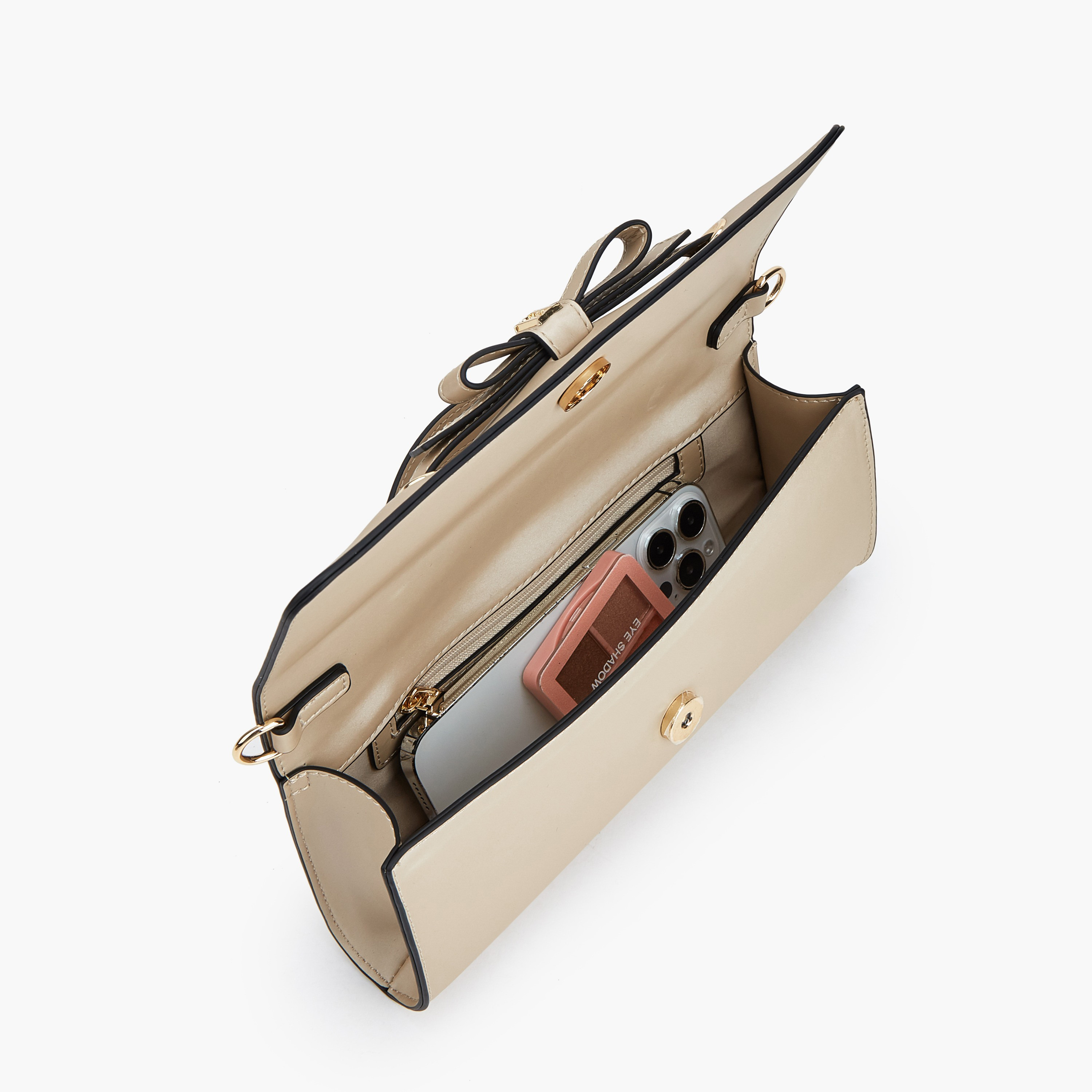 Elle Bow Detail Crossbody Bag with Chain Strap-women-bagsandwallets-handbags-image-7