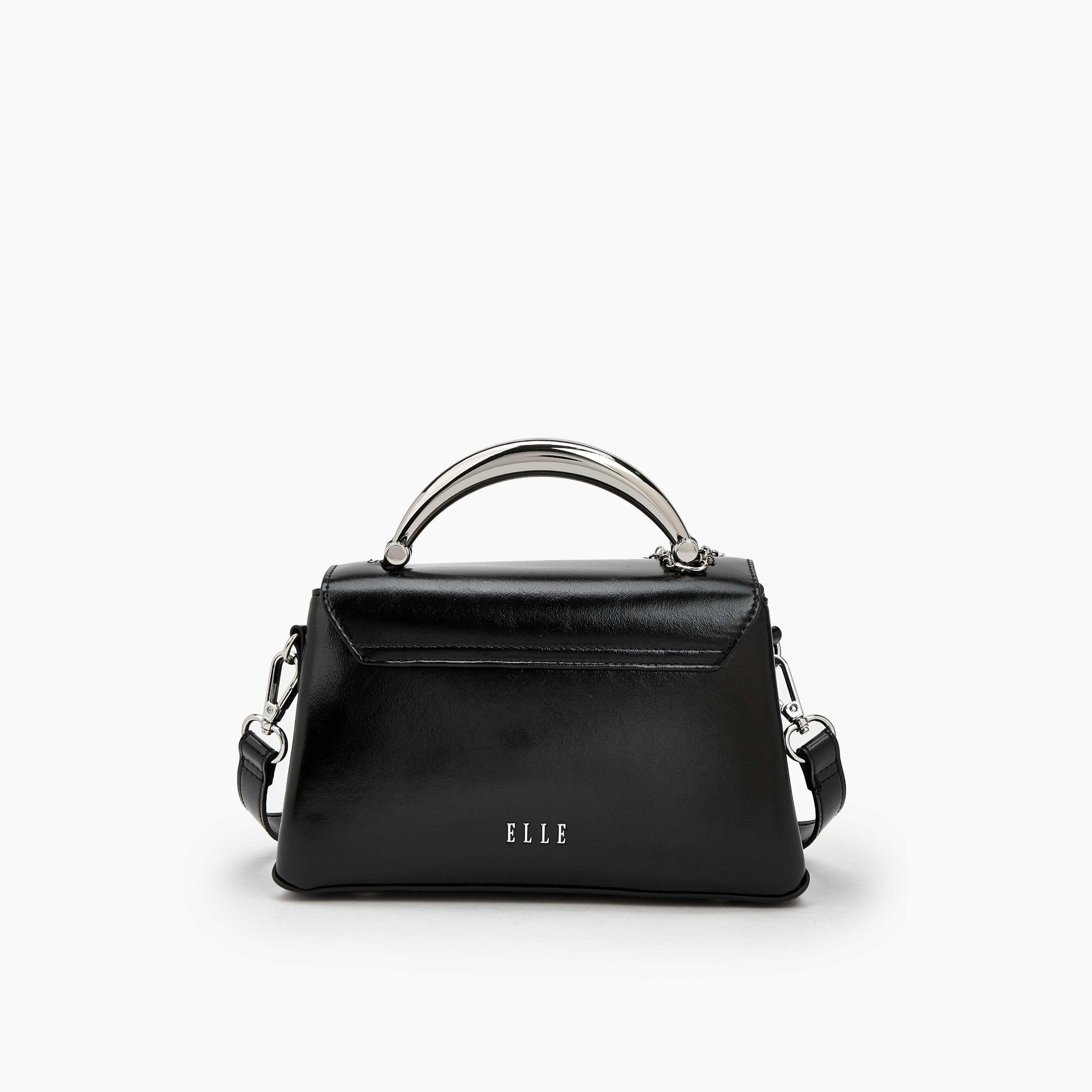 Elle Charm Detail Satchel Bag with Handle-women-bagsandwallets-handbags-image-5