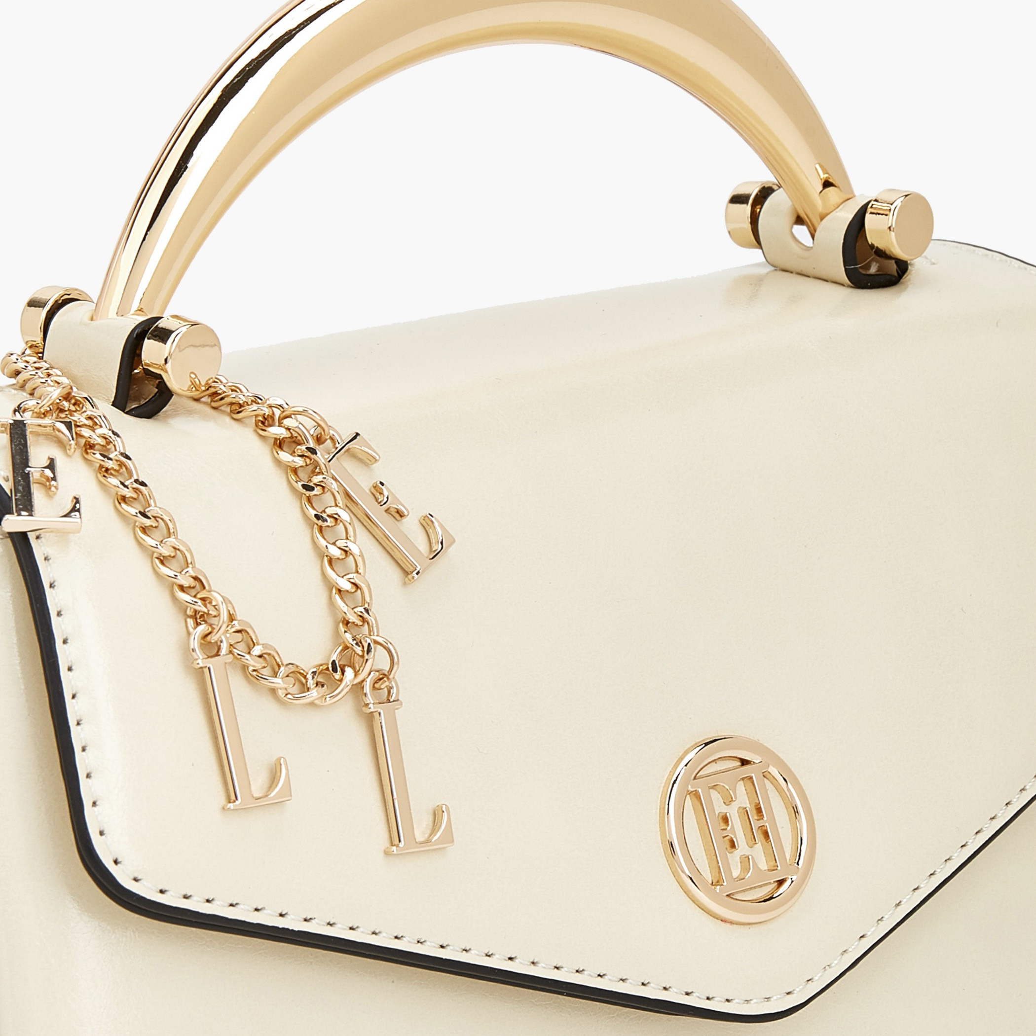 Elle Charm Detail Satchel Bag with Handle-women-bagsandwallets-handbags-image-4