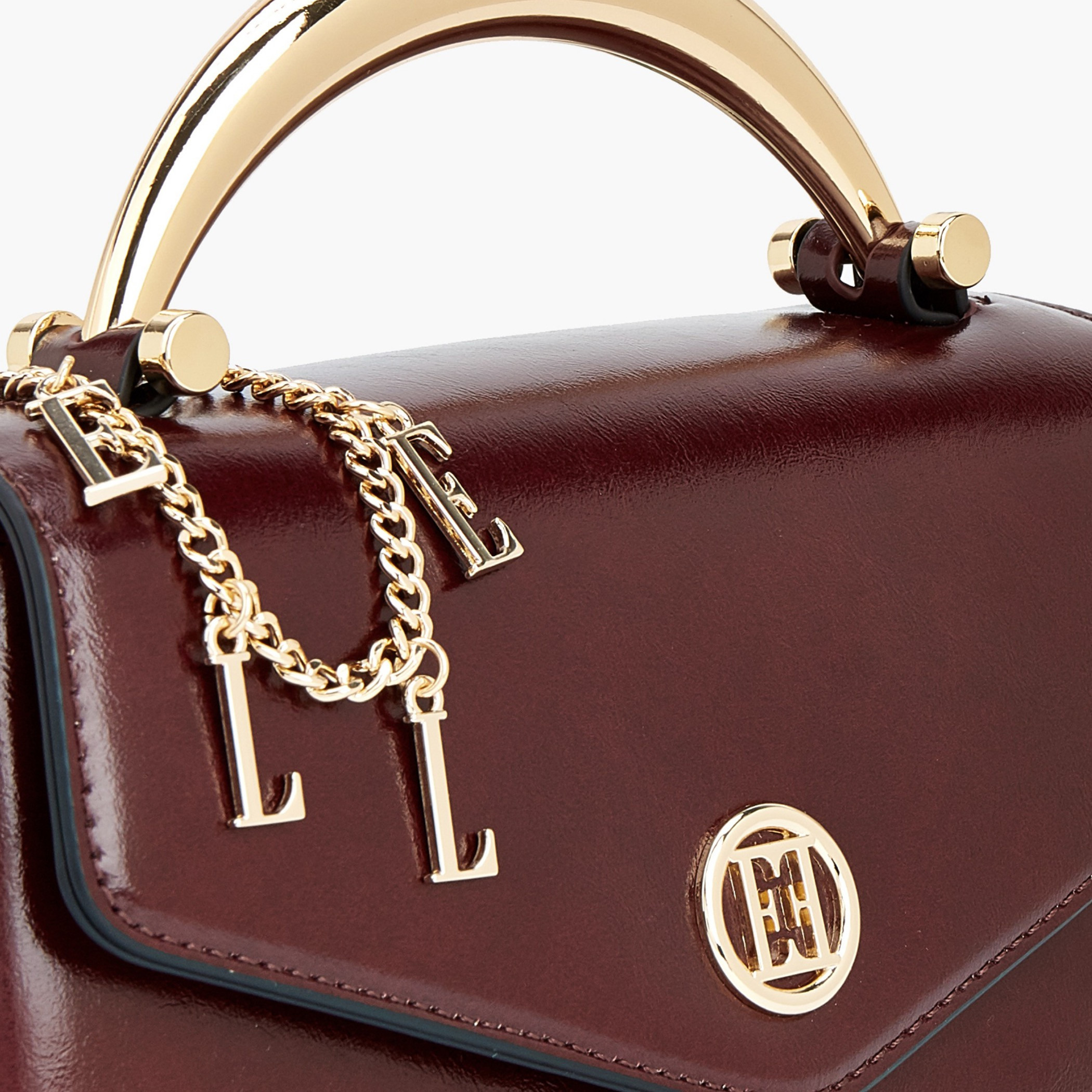 Elle Charm Detail Satchel Bag with Handle-women-bagsandwallets-handbags-image-4