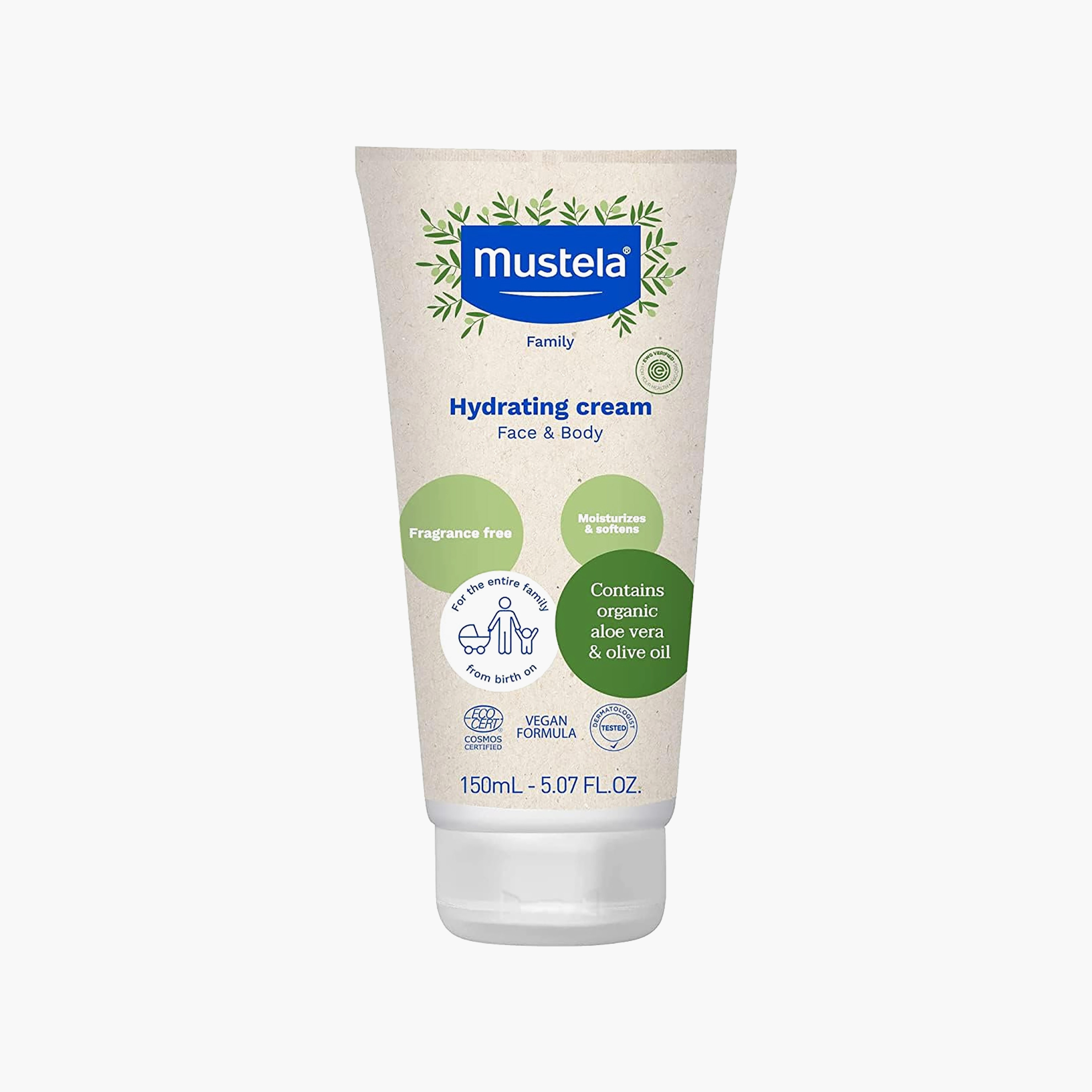 Mustela Organic Hydrating Cream - 150 ml-baby-bathandcare-hairbodyskincare-lotionsandcreams-image-1