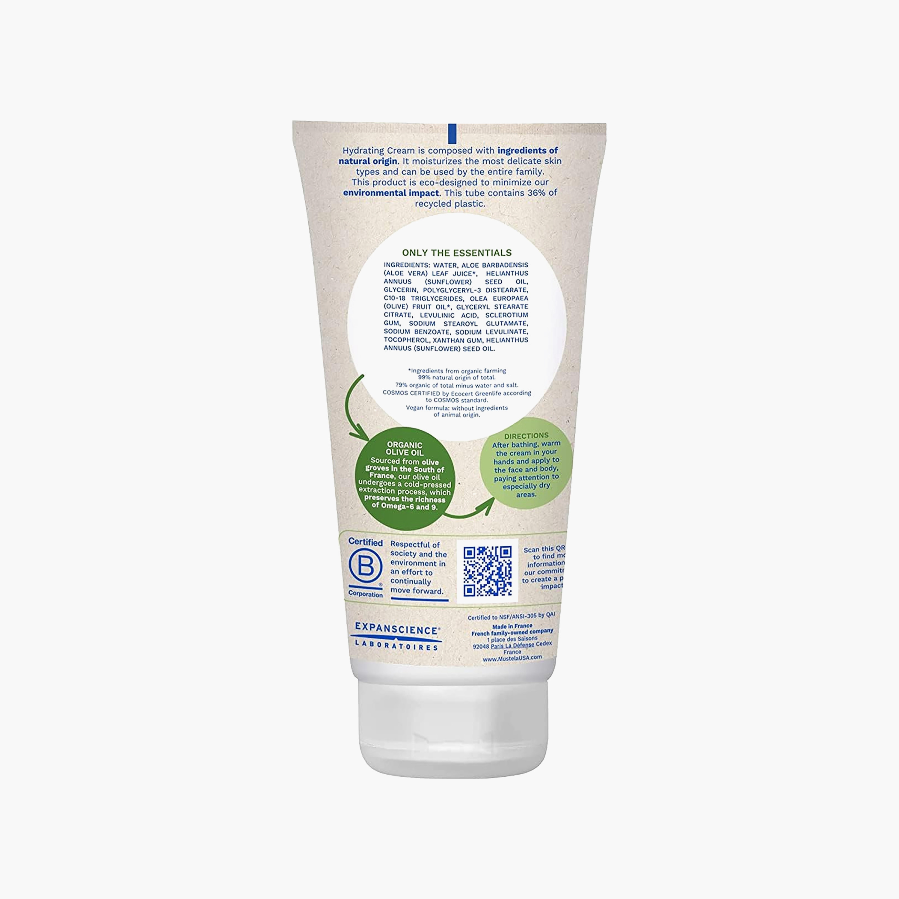 Mustela Organic Hydrating Cream - 150 ml-baby-bathandcare-hairbodyskincare-lotionsandcreams-image-2