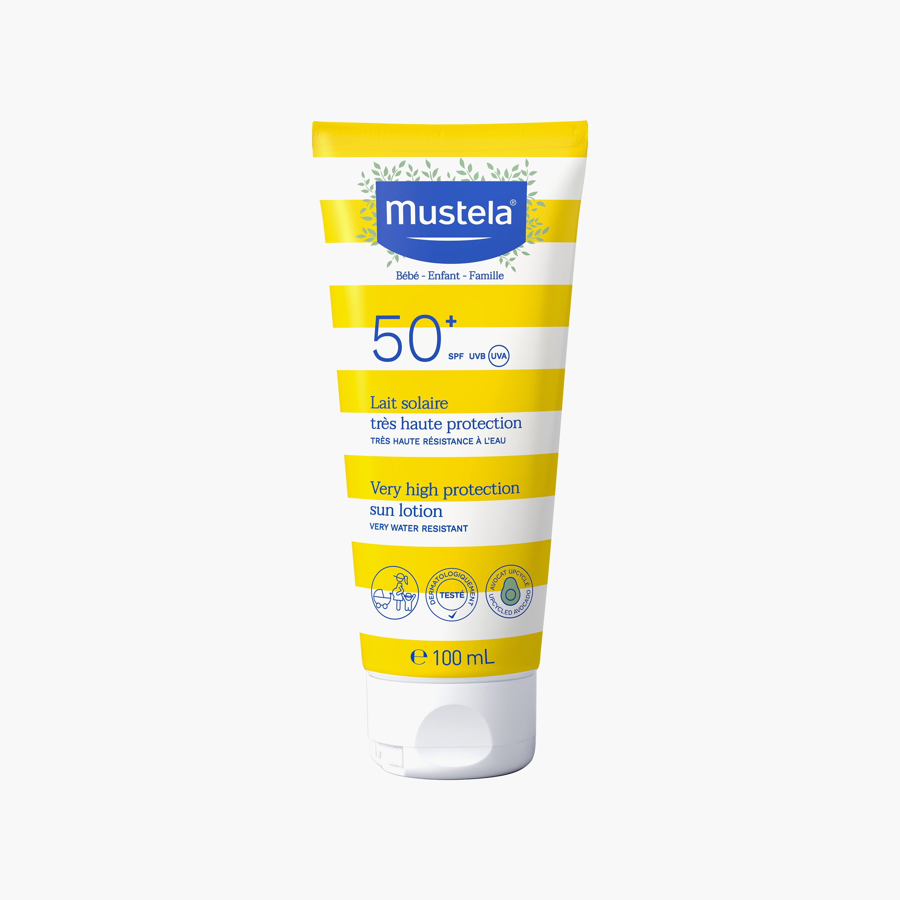 Mustela Very High Protection Sun Lotion - 100 ml-baby-bathandcare-hairbodyskincare-sunscreen-image-1