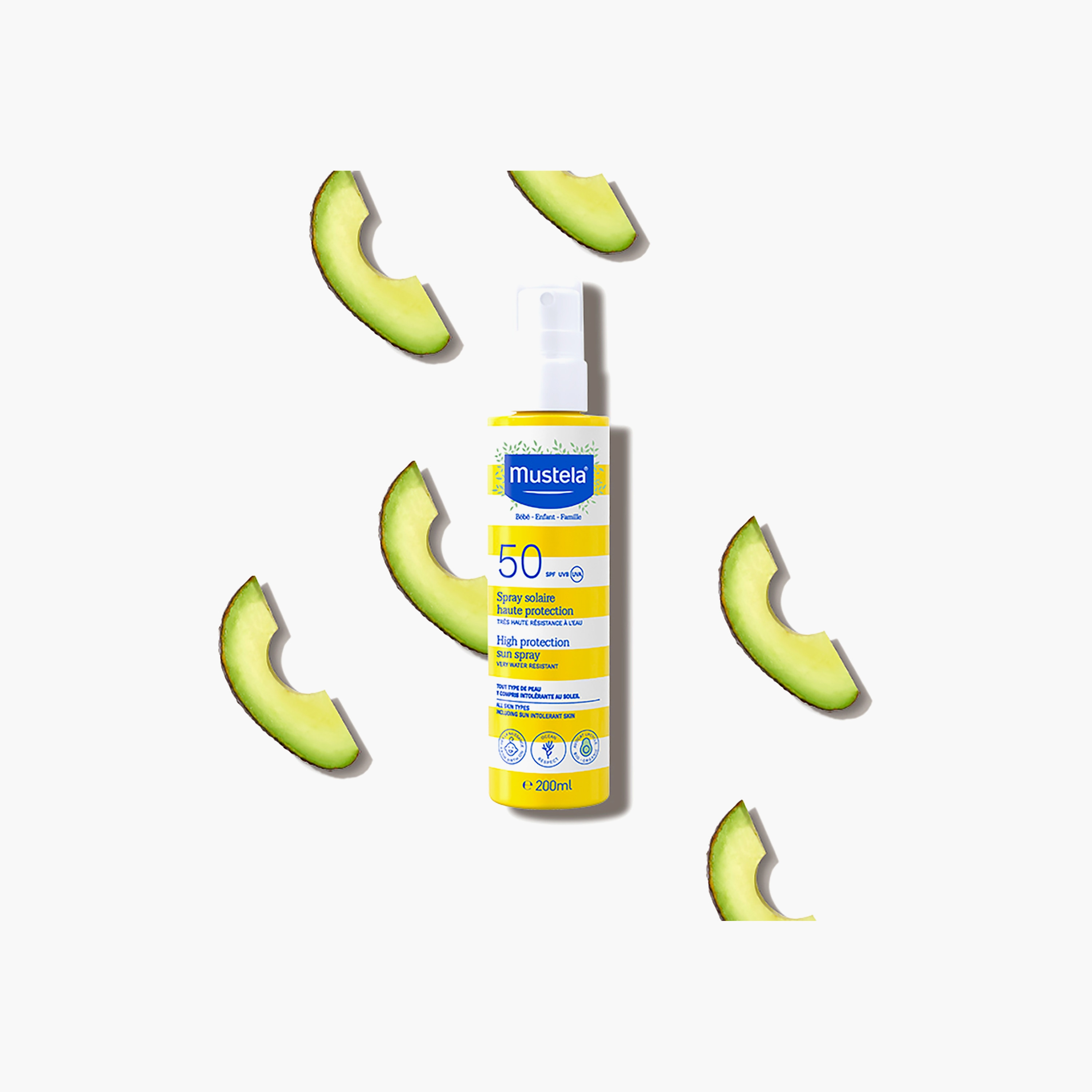 بخاخ حماية عالية من الشمس - 200 مل من موستيلا-baby-bathandcare-hairbodyskincare-sunscreen-image-2
