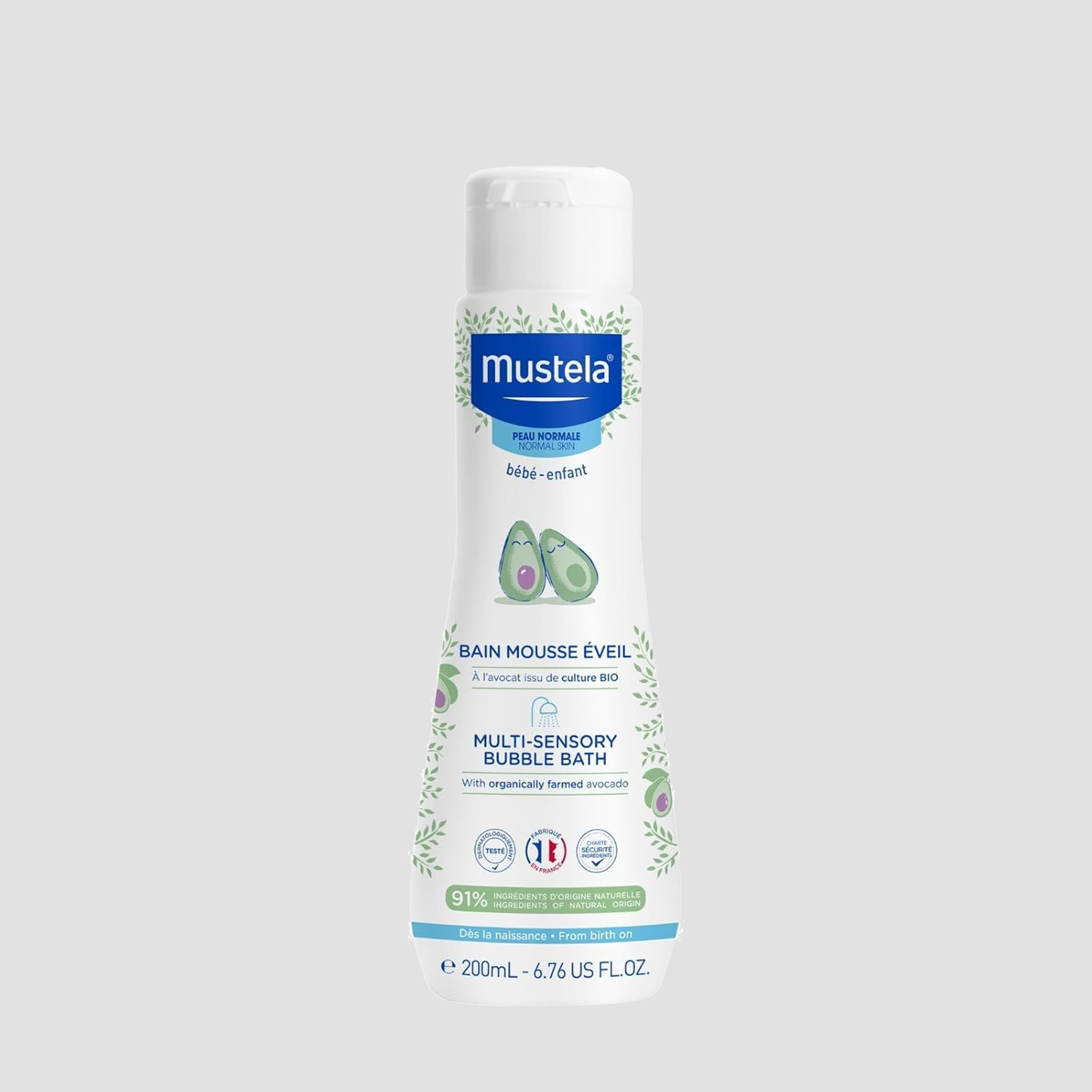 Mustela Multi-sensory Bubble Bath - 200 ml-baby-bathandcare-hairbodyskincare-image-1