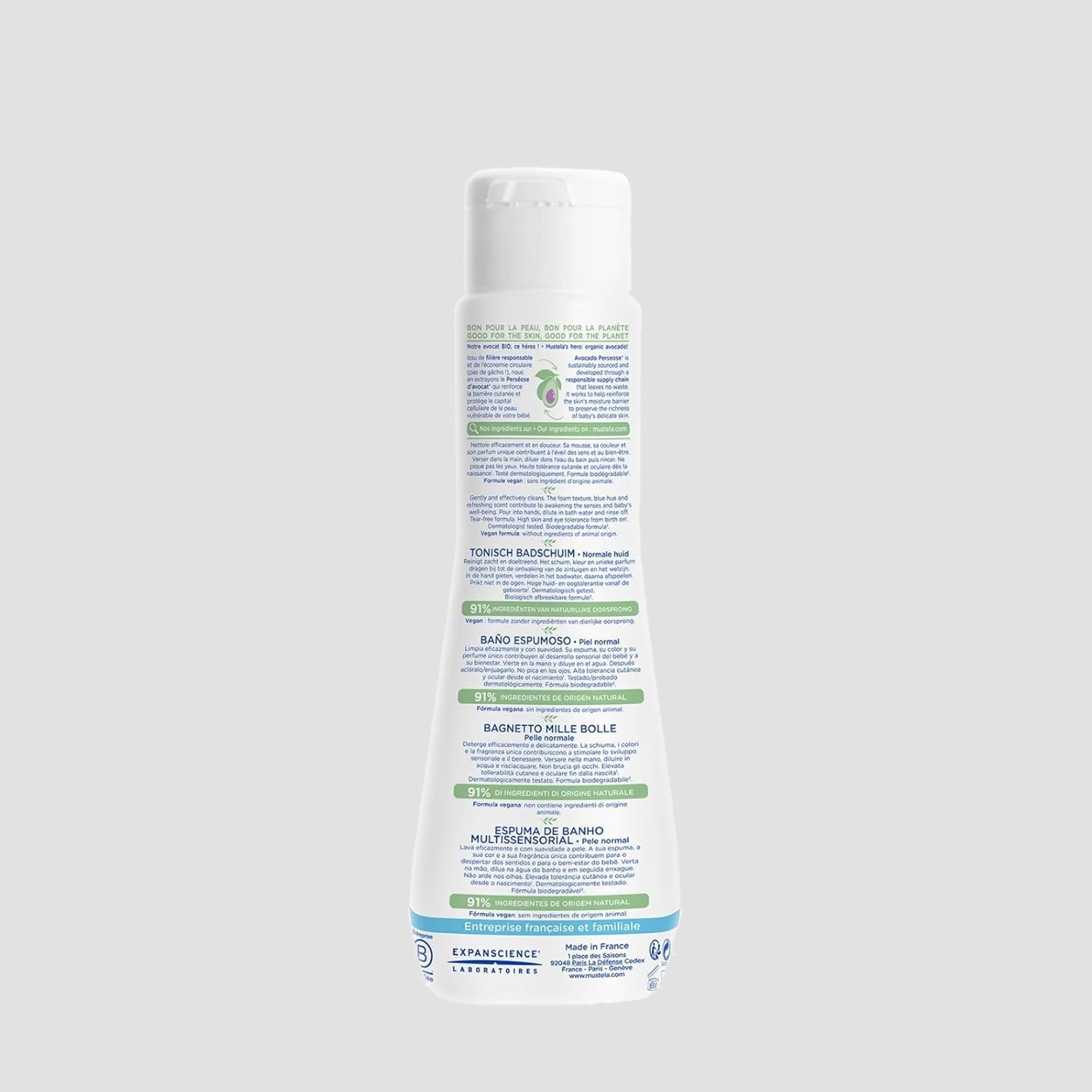 Mustela Multi-sensory Bubble Bath - 200 ml-baby-bathandcare-hairbodyskincare-image-2