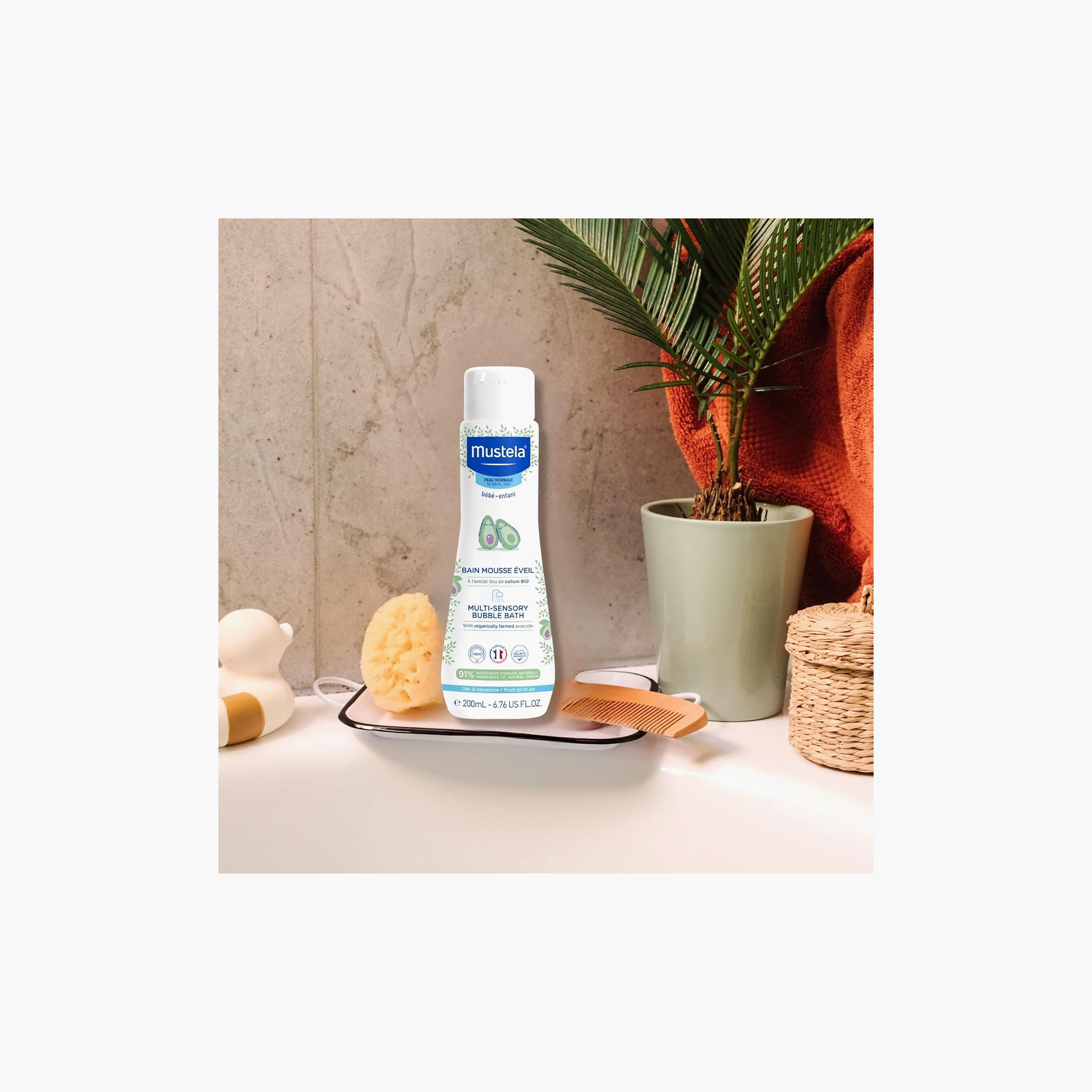 Mustela Multi-sensory Bubble Bath - 200 ml-baby-bathandcare-hairbodyskincare-image-4