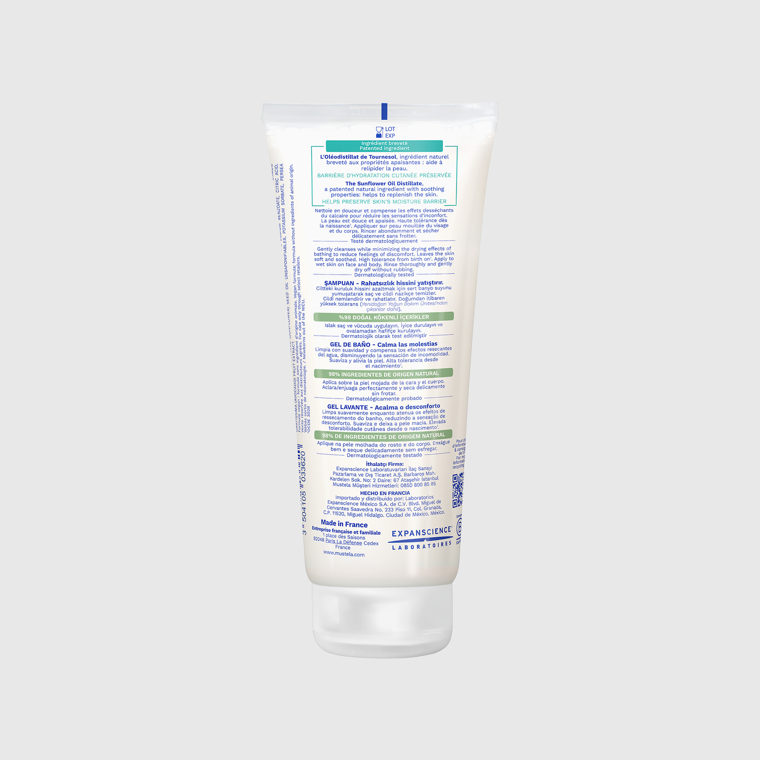 Mustela Stelatopia Cleansing Gel - 200 ml-baby-bathandcare-hairbodyskincare-bodywashandsoaps-image-2