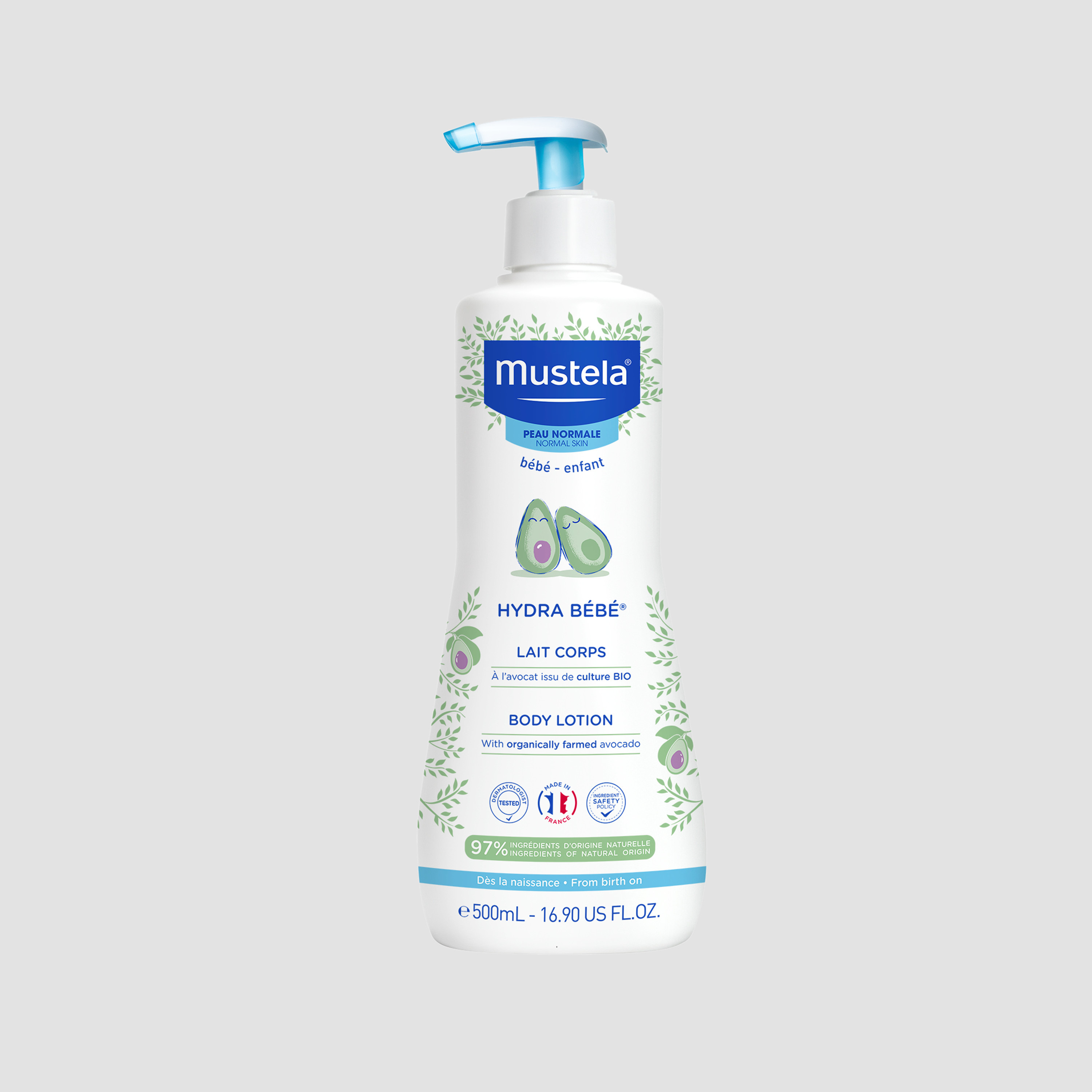 Mustela Hydra Bebe Body Lotion - 500 ml-beautyandpersonalcare-babycare-lotionsandcreams-image-1