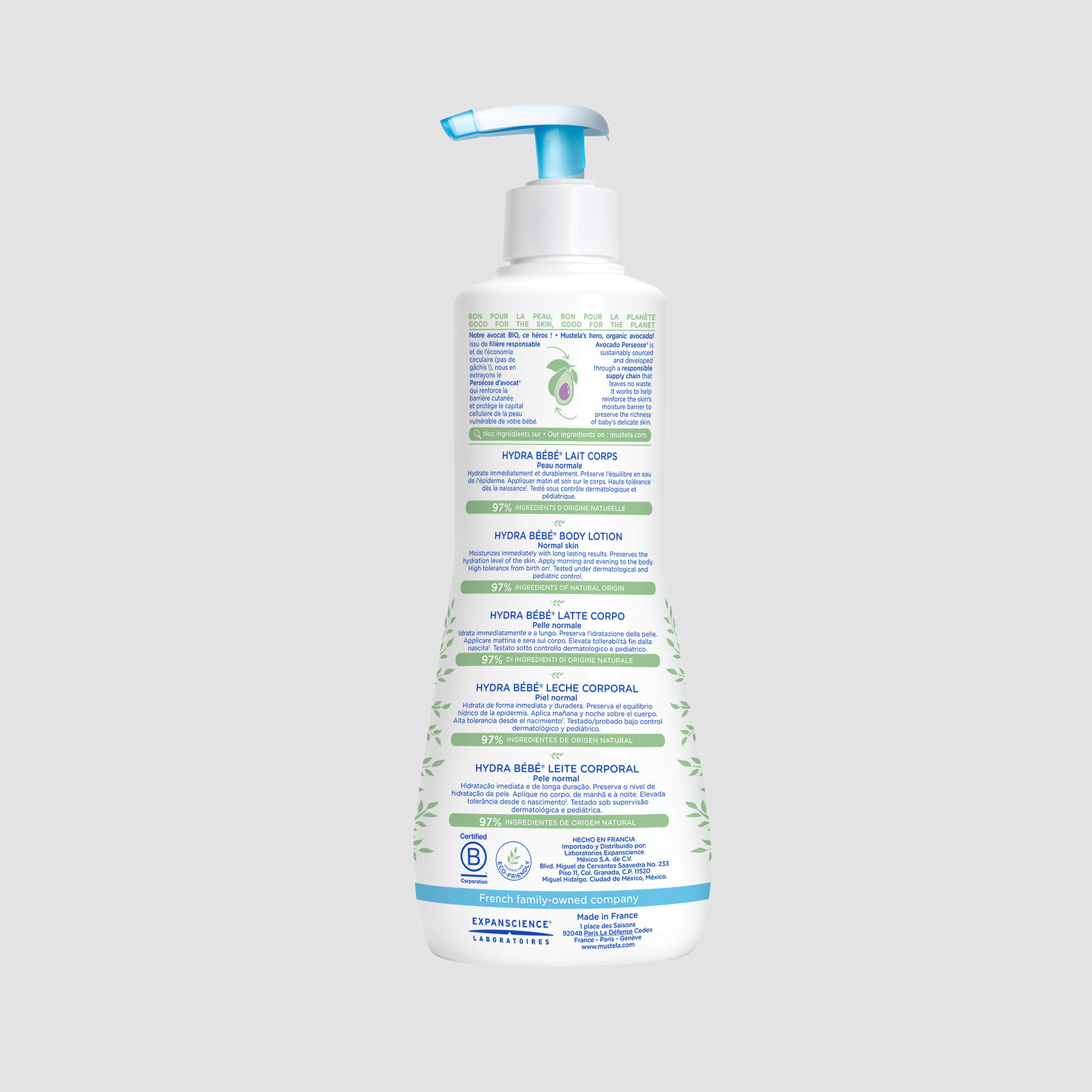 Mustela Hydra Bebe Body Lotion - 500 ml-beautyandpersonalcare-babycare-lotionsandcreams-image-2