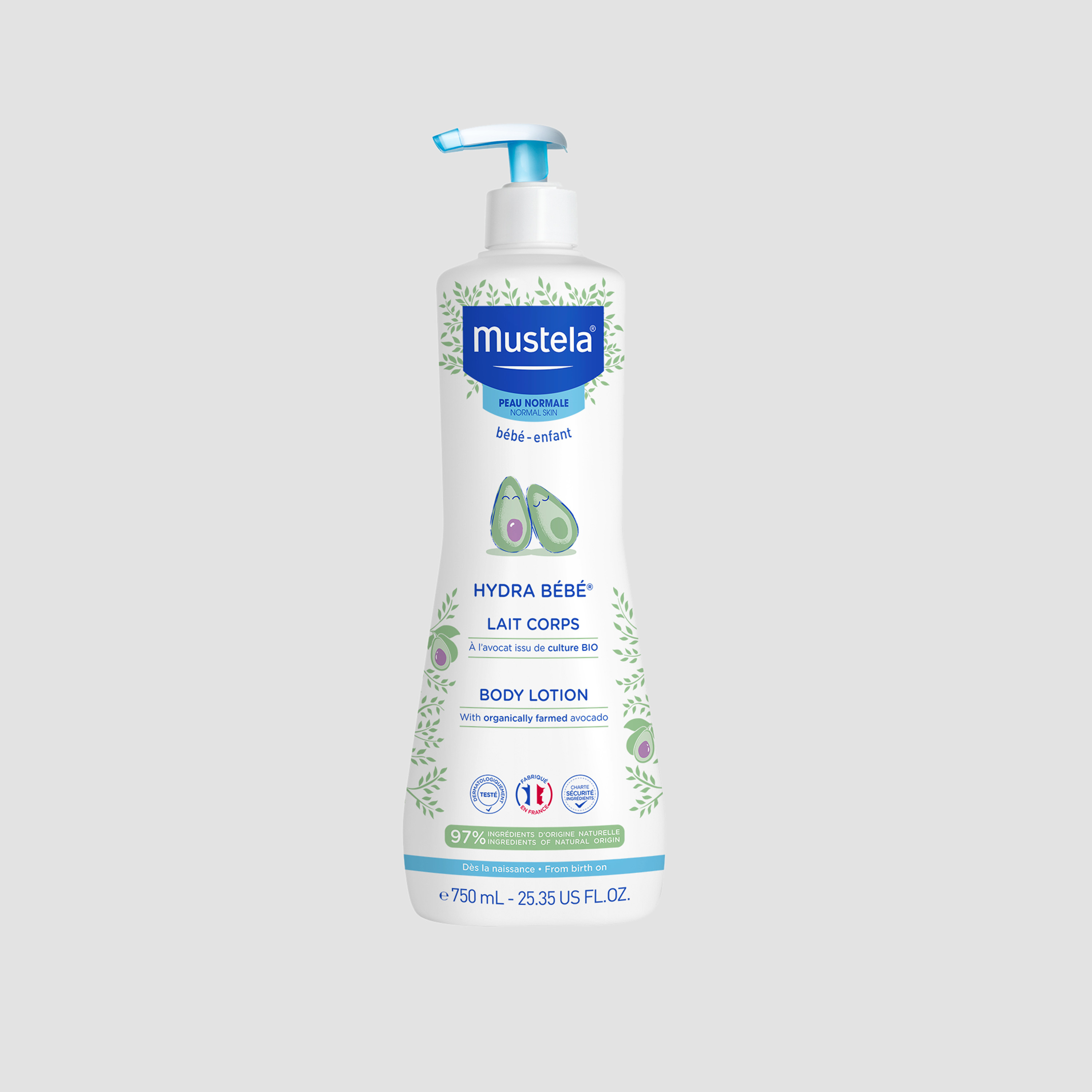 Mustela Hydra Bebe Body Lotion - 750 ml-beautyandpersonalcare-babycare-lotionsandcreams-image-1