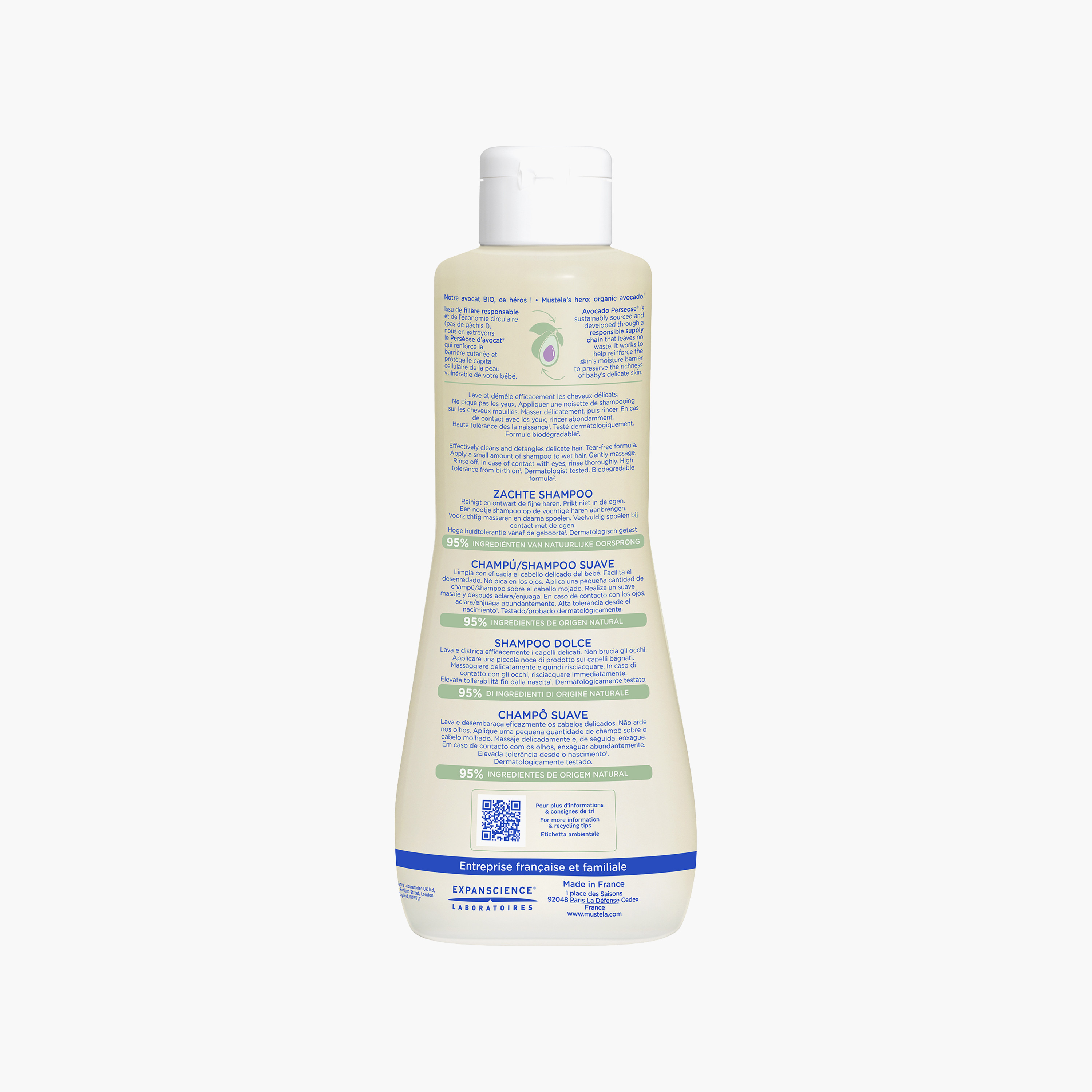 شامبو لطيف - 500 مل من موستيلا-baby-bathandcare-hairbodyskincare-shampooandconditioner-image-2