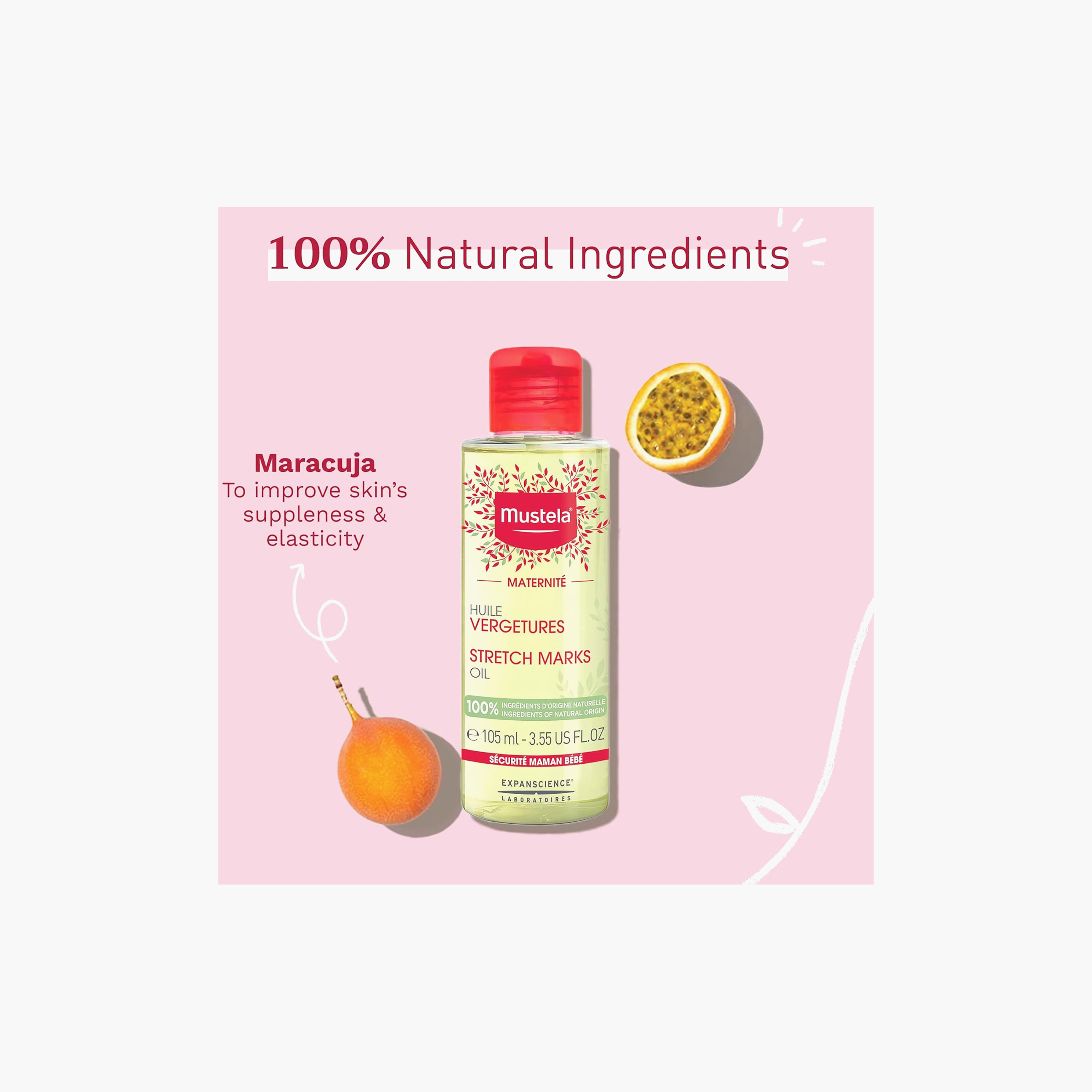 Mustela Stretch Marks Oil - 105 ml-baby-bathandcare-hairbodyskincare-babyoil-image-2