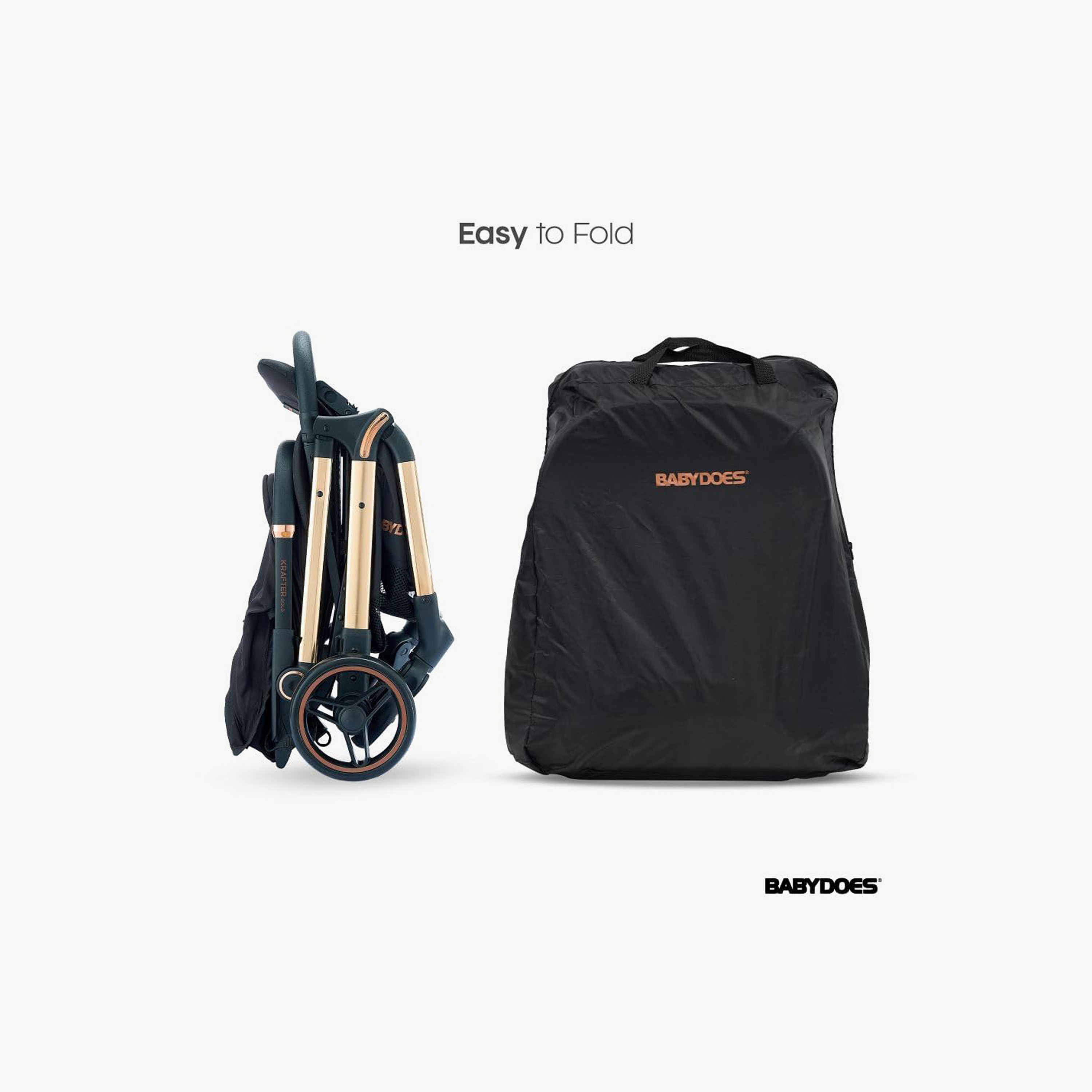 عربة أطفال كرافتر جولد بطيّ أوتوماتيكي من بيبي دوز-baby-gear-strollersandprams-strollers-image-6