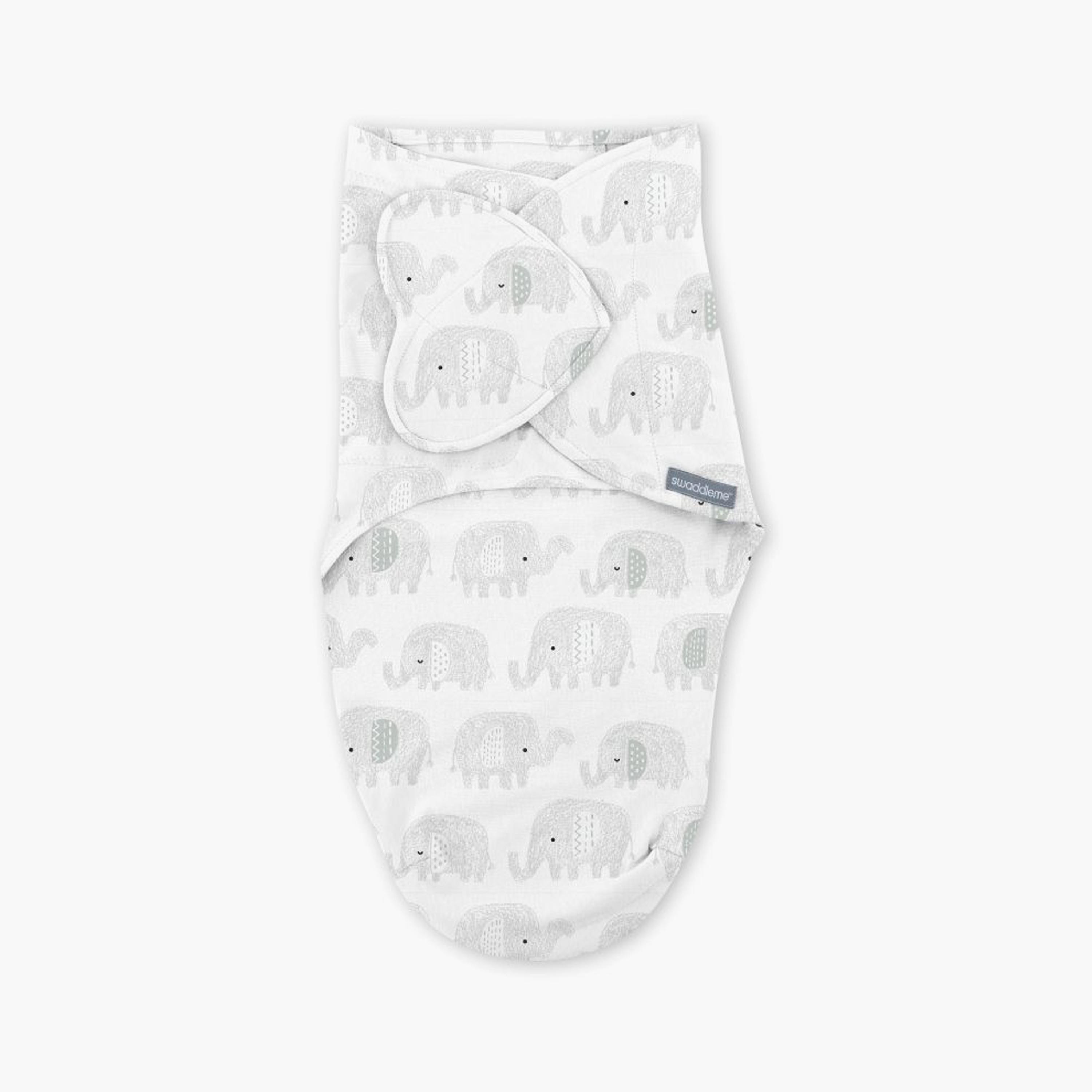 Ingenuity Swaddleme Monogram Collection Swaddle - 0-3 Months – Scribble Elephant-baby-nursery-blanketsandswaddles-swaddlesandsleepingbags-image-1