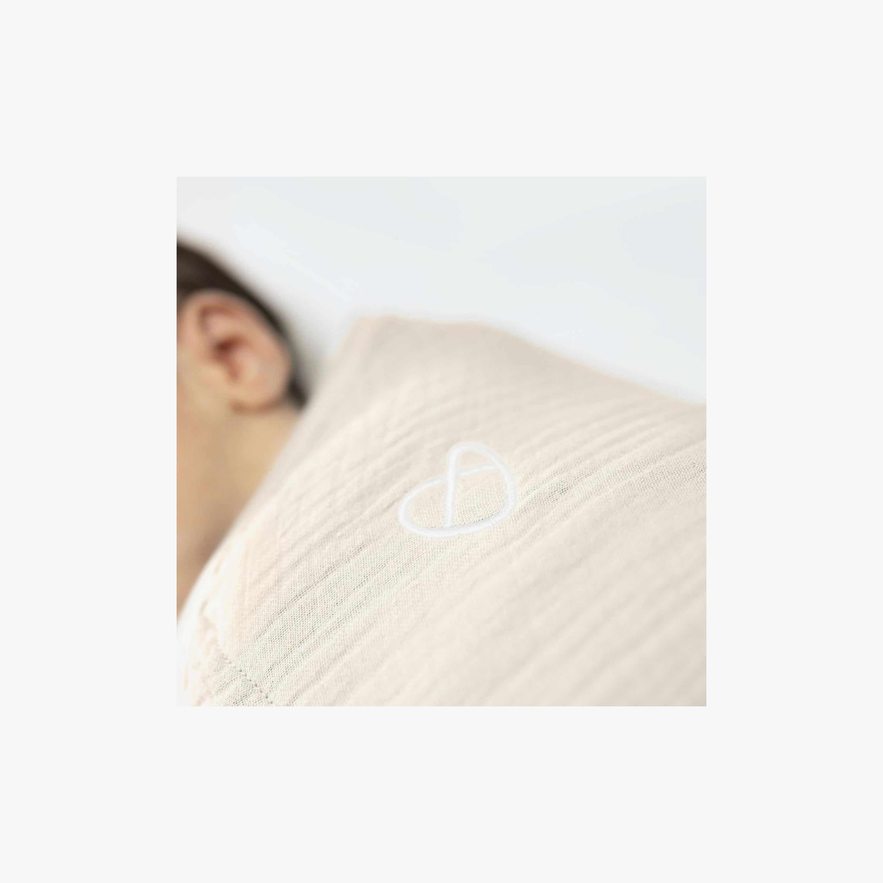 Ingenuity Swaddleme Muslin Original Swaddle - 0-3 Months - Cream-baby-nursery-blanketsandswaddles-swaddlesandsleepingbags-image-3