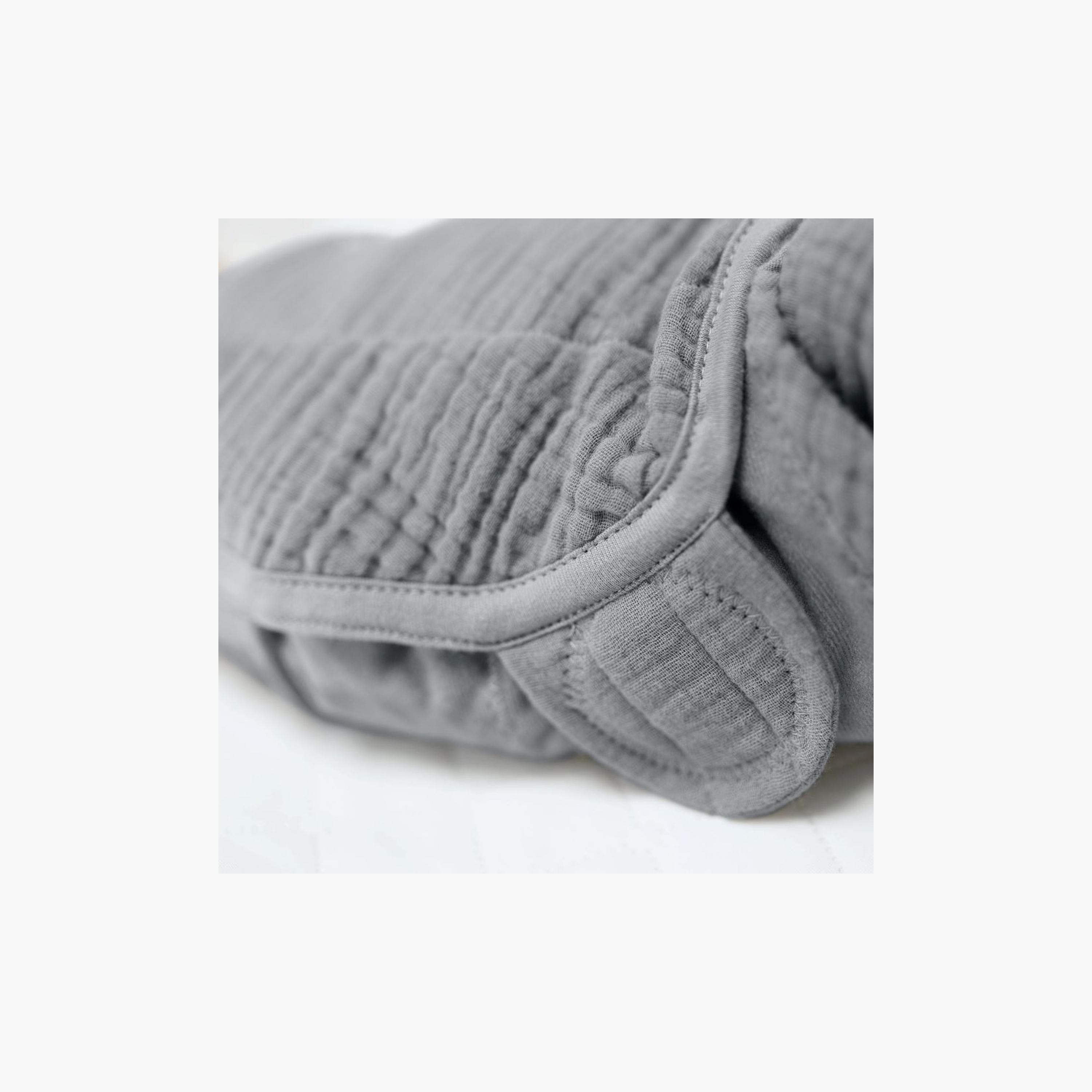 Ingenuity Swaddleme Muslin Original Swaddle - 0-3 Months - Granite-baby-nursery-blanketsandswaddles-swaddlesandsleepingbags-image-4