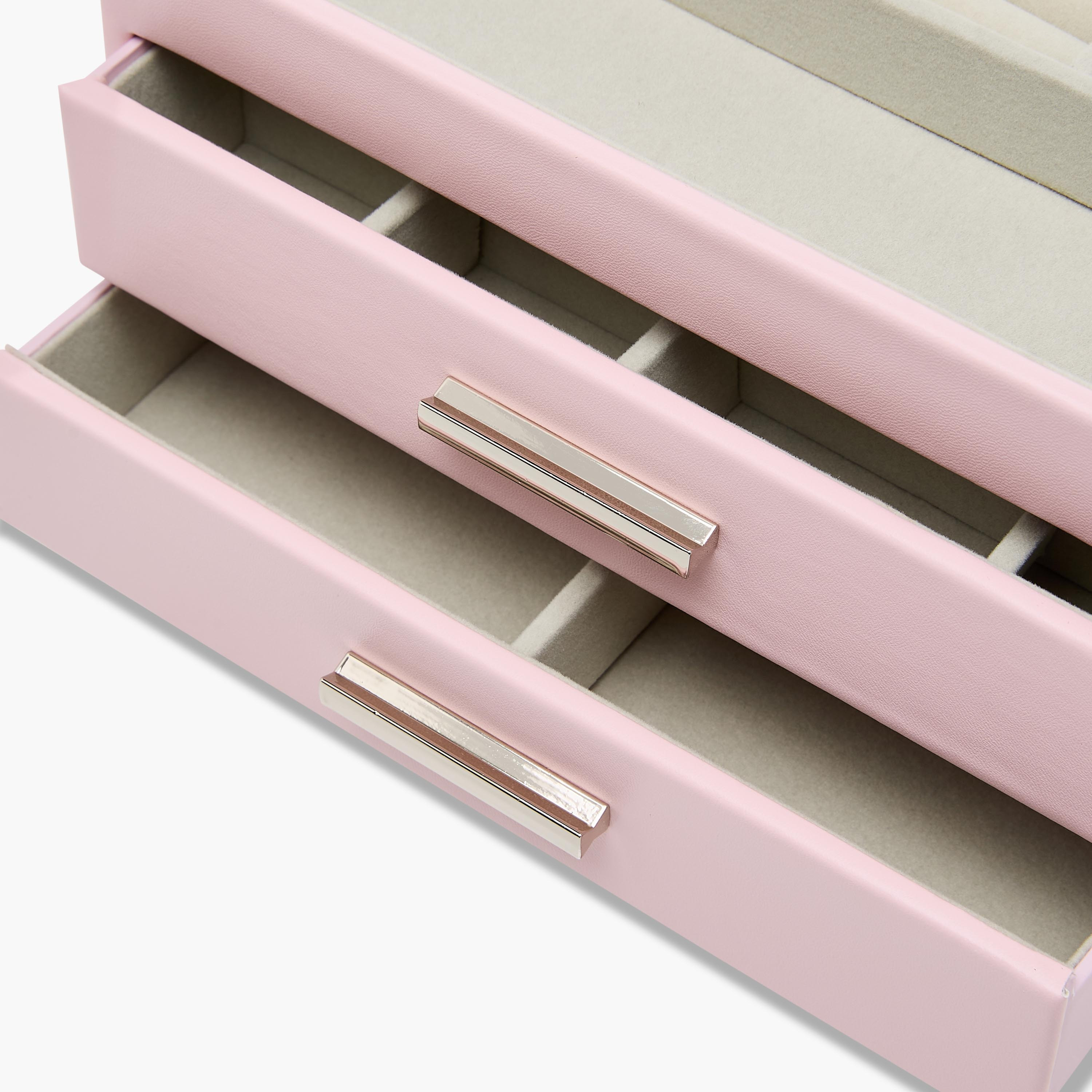 3-Compartment Jewellery Organizer with Solid Design - 21x15x13 cms-women-watchesandjewellery-jewellery-storage-image-7