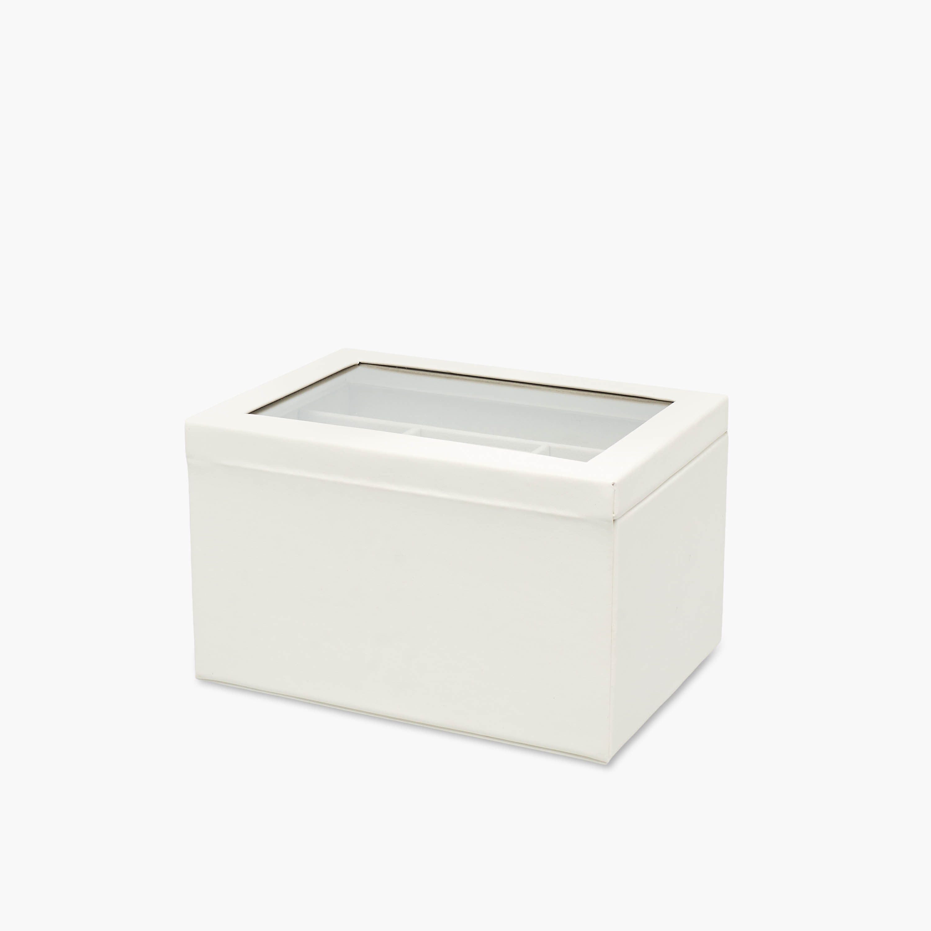 3-Compartment Jewellery Organiser with Flap Closure - 21x15x13 cms-women-watchesandjewellery-jewellery-storage-image-2