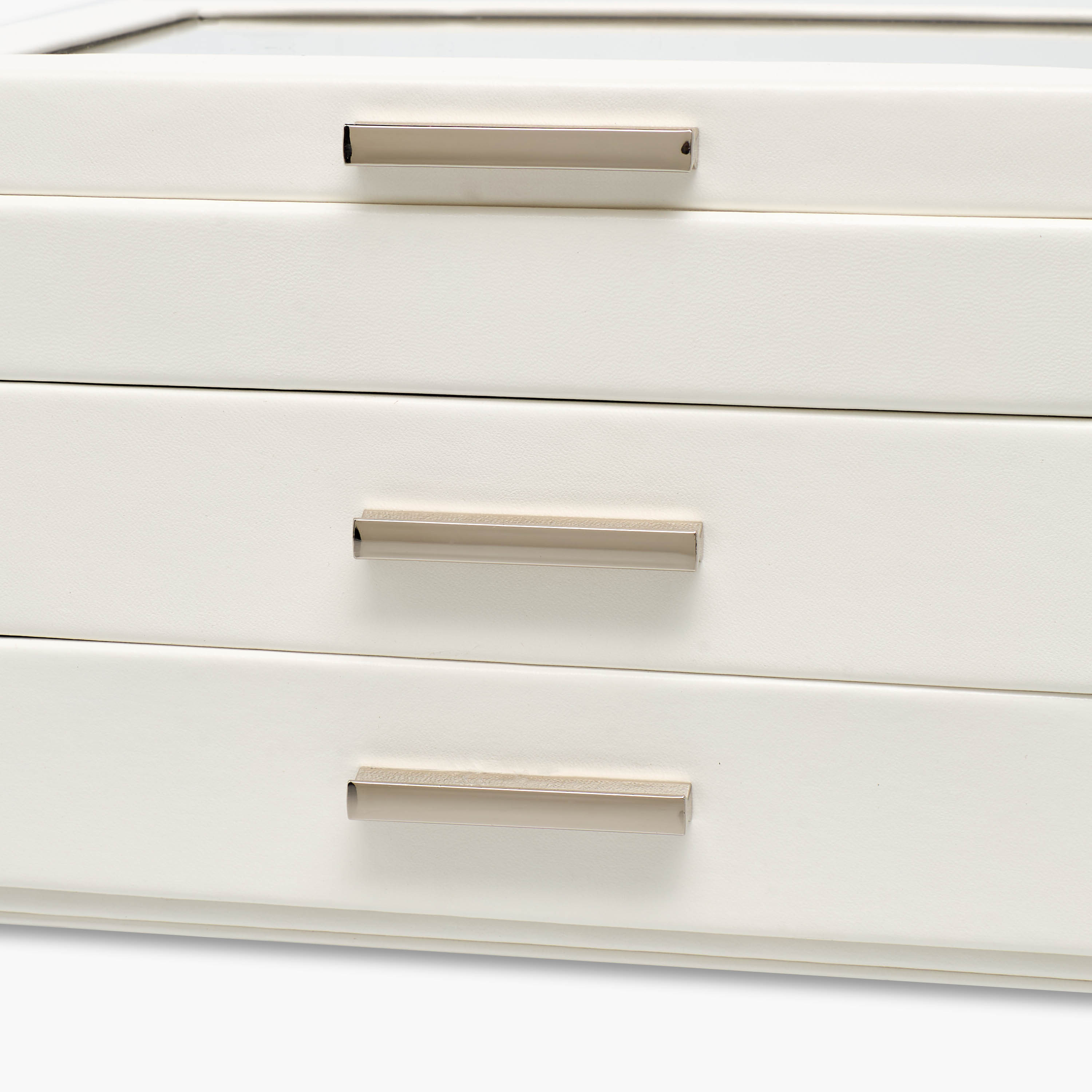3-Compartment Jewellery Organiser with Flap Closure - 21x15x13 cms-women-watchesandjewellery-jewellery-storage-image-4