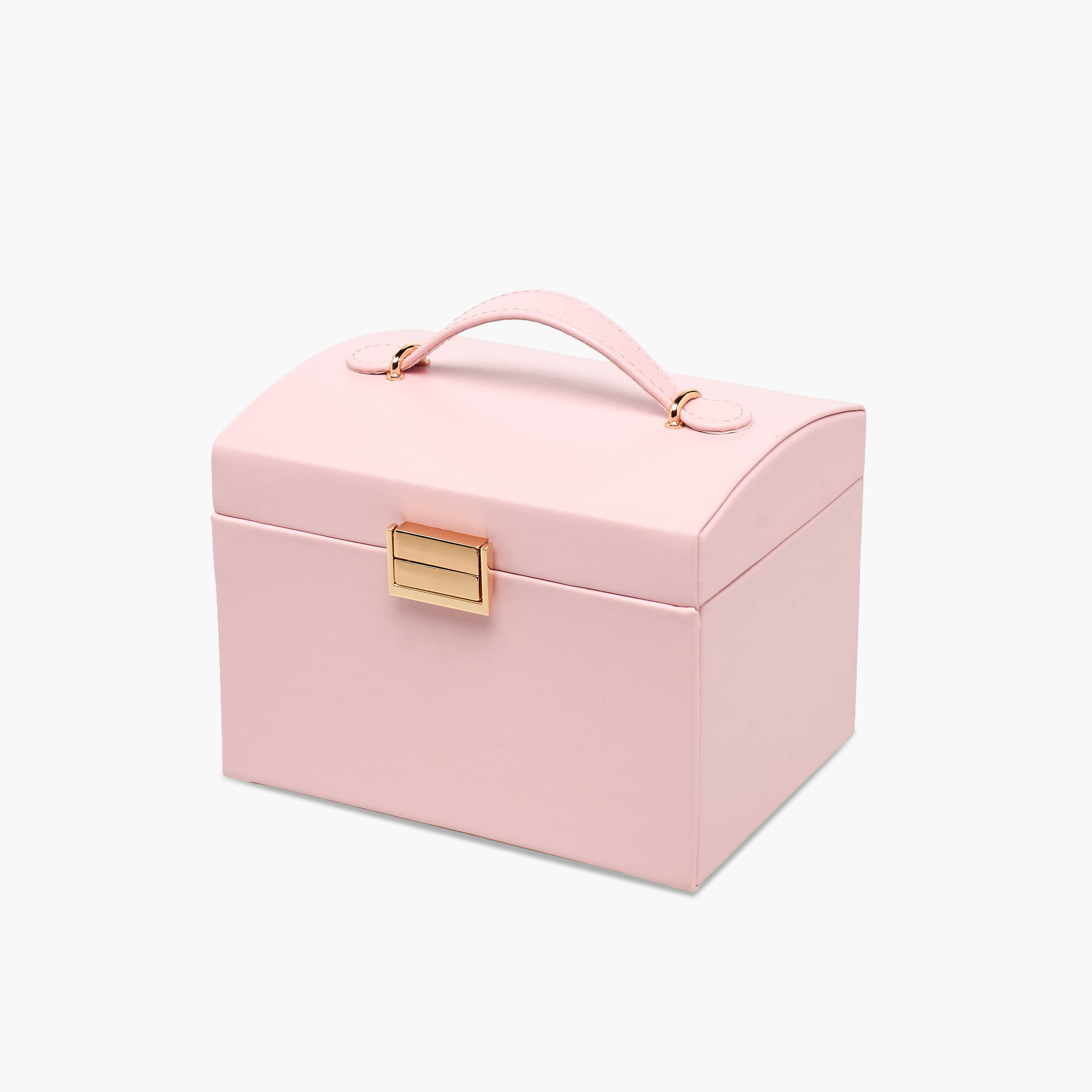 3-Compartment Jewellery Organiser with Flap Closure - 18x14x13 cms-women-watchesandjewellery-jewellery-storage-image-2