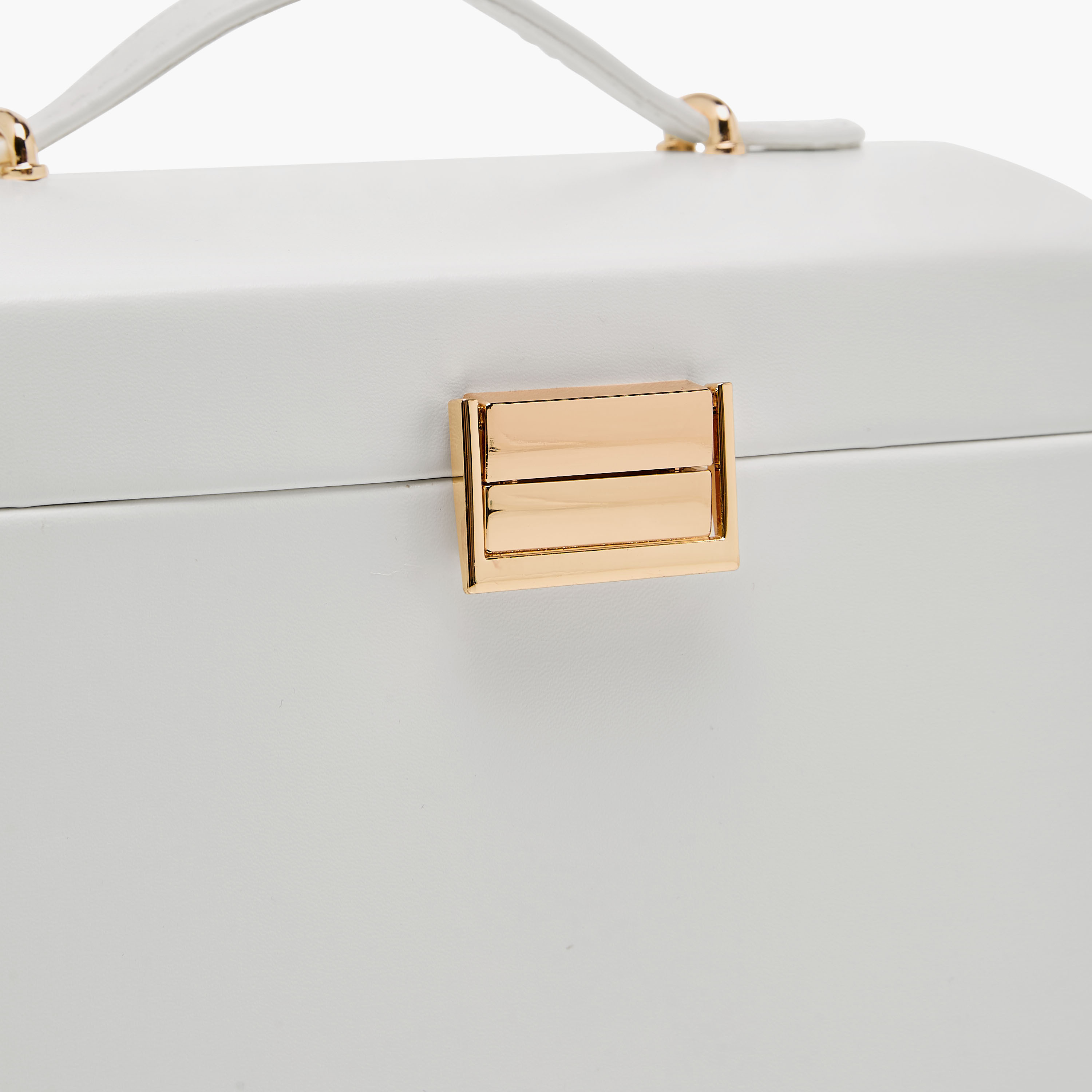 3-Compartment Jewellery Organizer with Solid Design - 17x14x13 cms-women-watchesandjewellery-jewellery-storage-image-5