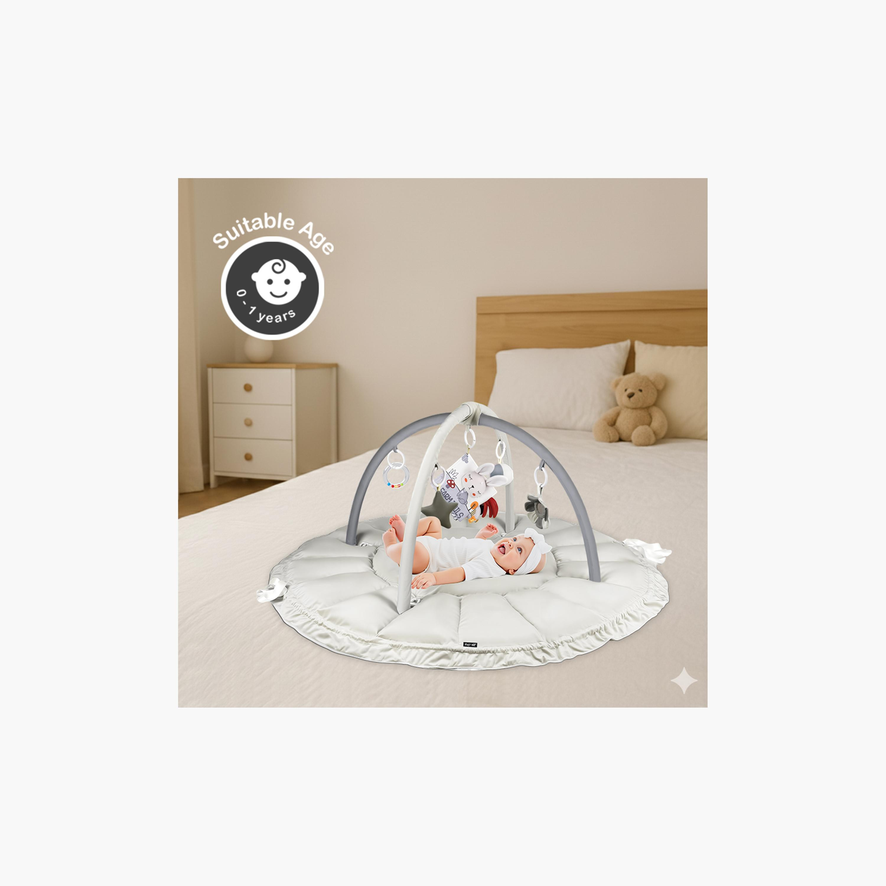سجادة لعب 5 في 1 للأطفال مع ألعاب معلقة من ليتل ستوري-baby-infantactivity-playgyms-image-23