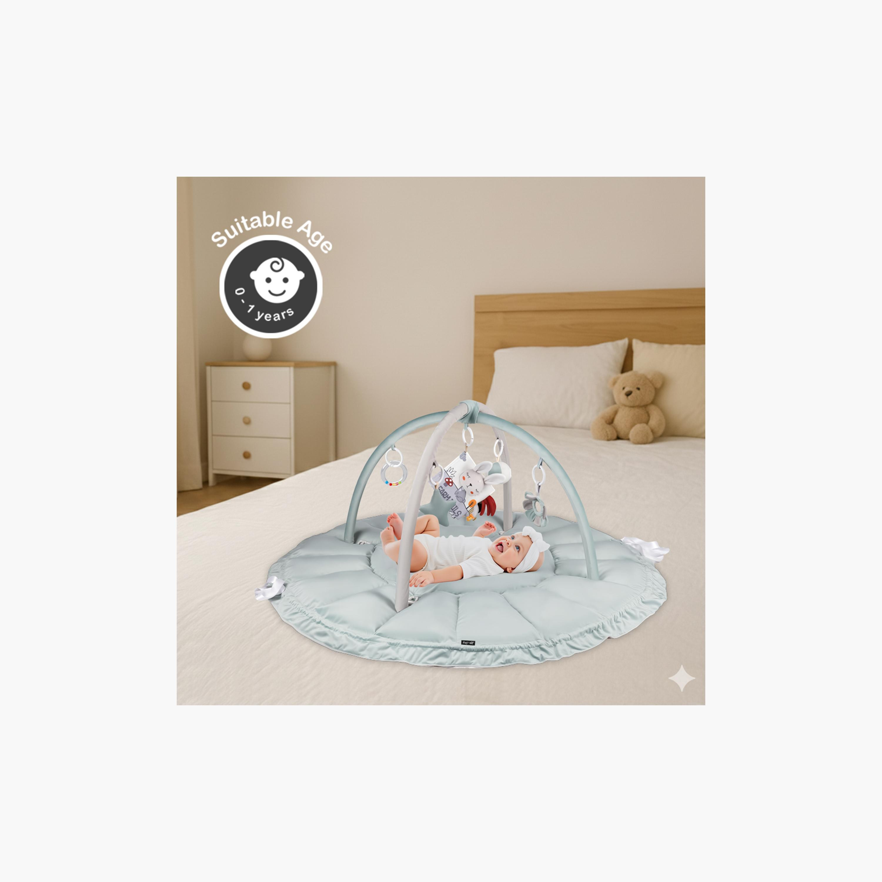 سجادة لعب 5 في 1 للأطفال مع ألعاب معلقة من ليتل ستوري-baby-infantactivity-playgyms-image-11