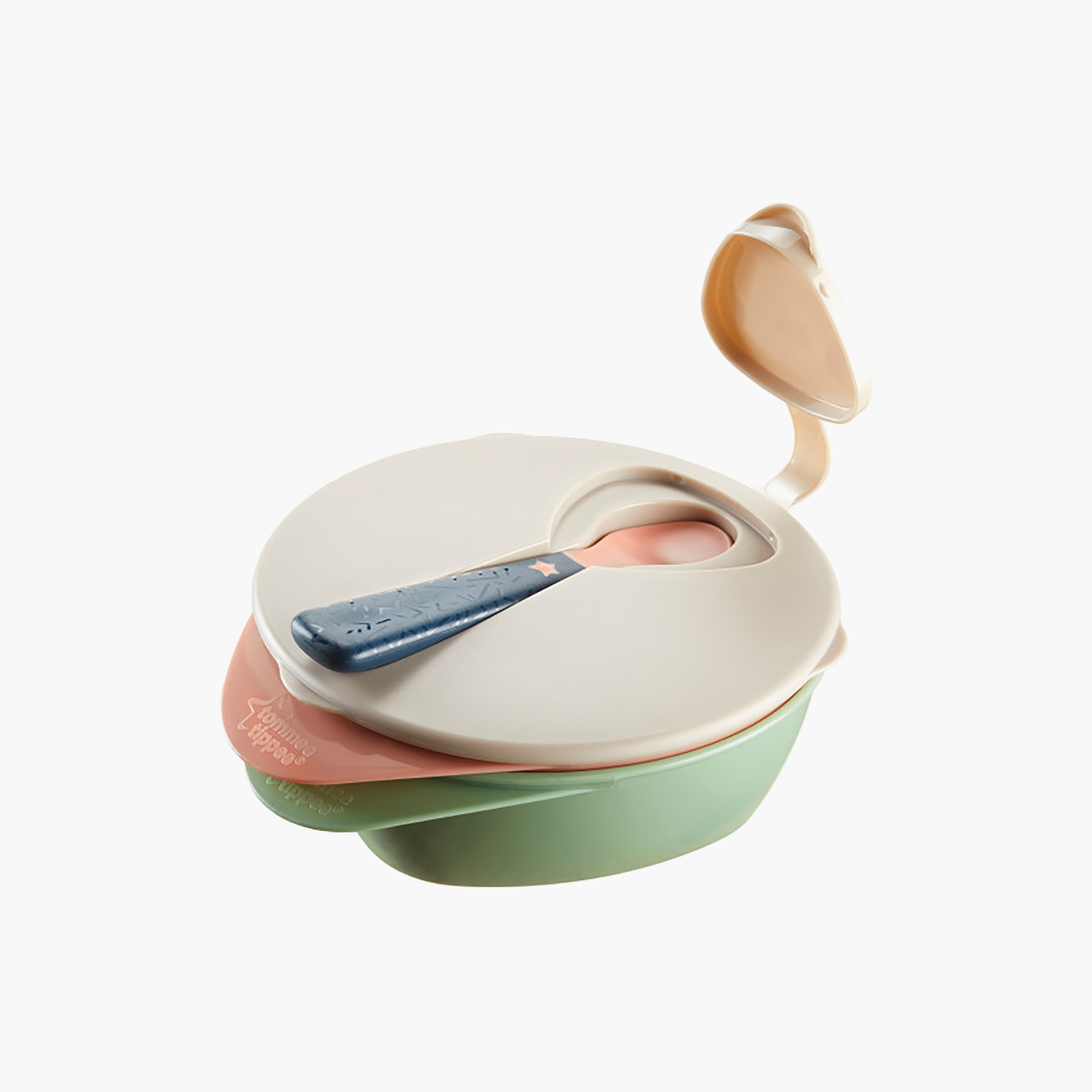 وعاءان طعام إيزيسكوب مع غطاء وملعقة - من عمر 6 أشهر فما فوق من تومي تيبي-baby-feeding-mealtimeessentials-image-1