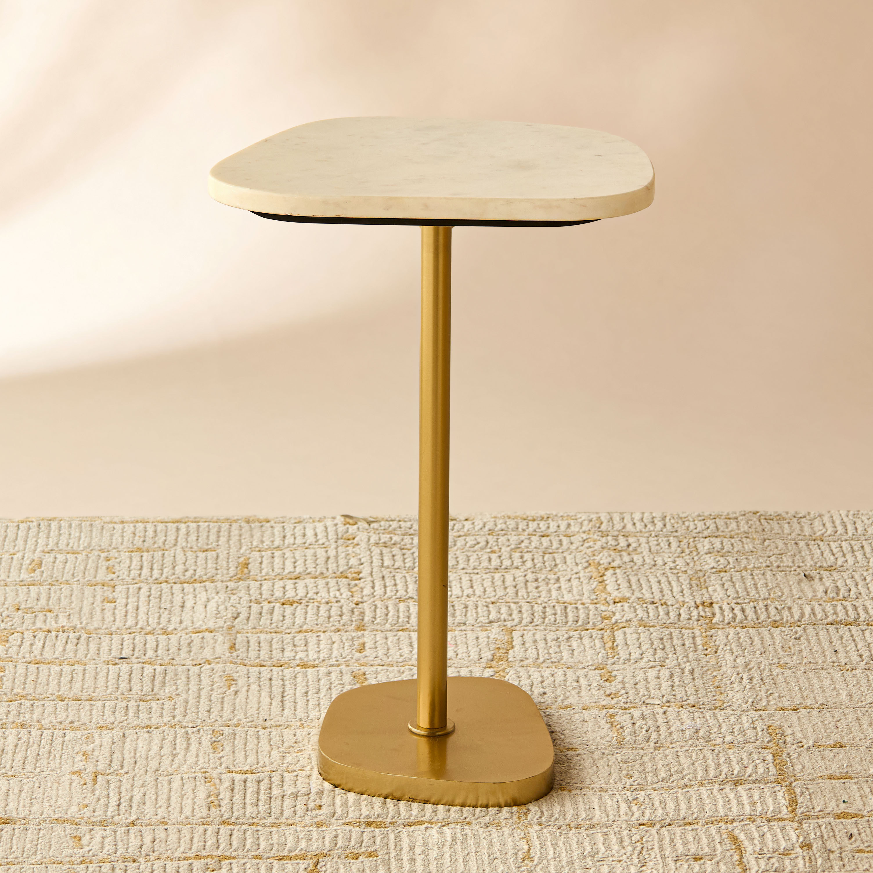 Marble Top Side Table - 35x52x28 cms-furniture-livingroom-sideandendtables-image-3