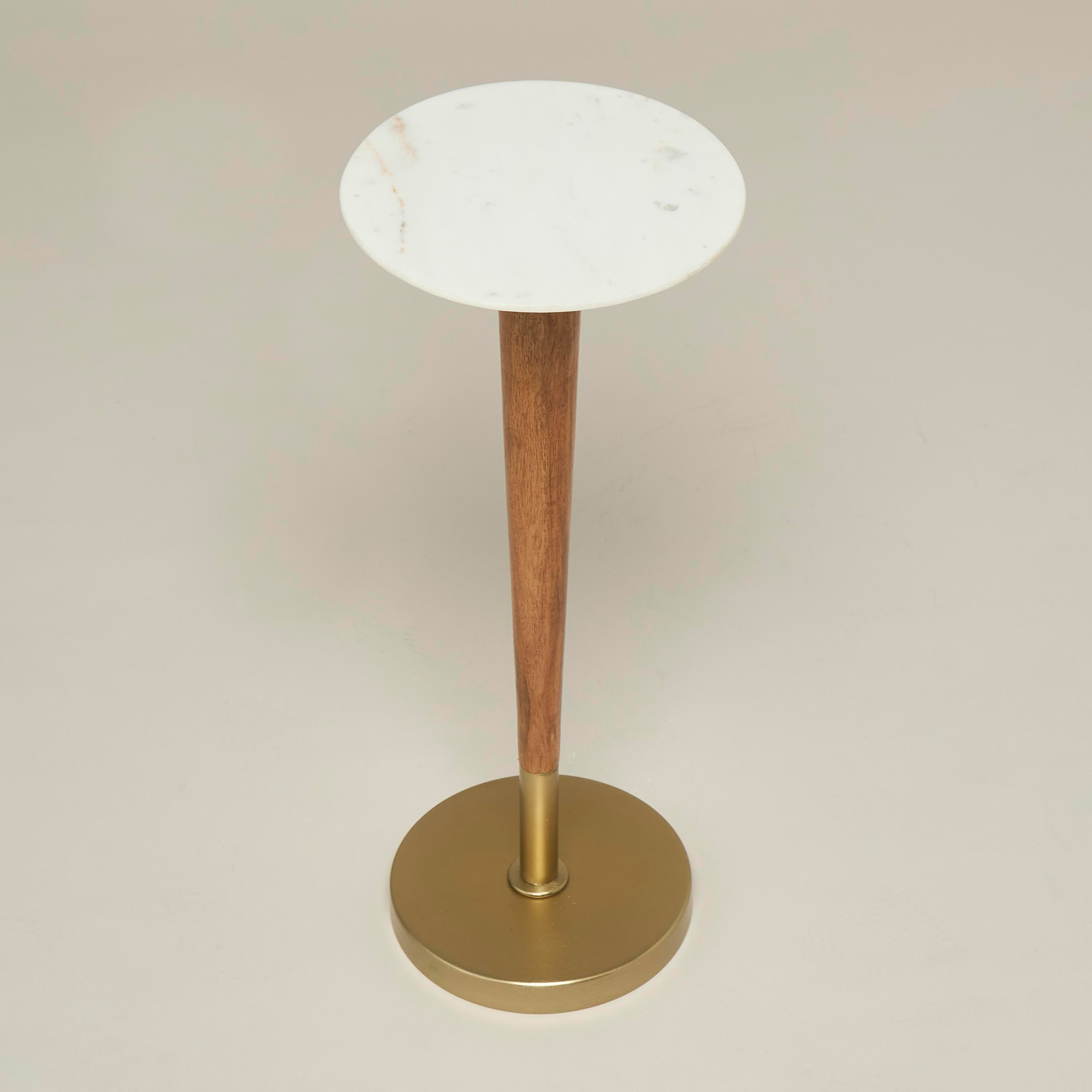 طاولة جانبية بسطح رخام وقاعدة عمودية - 22x22x60 سم-furniture-livingroom-sideandendtables-image-6