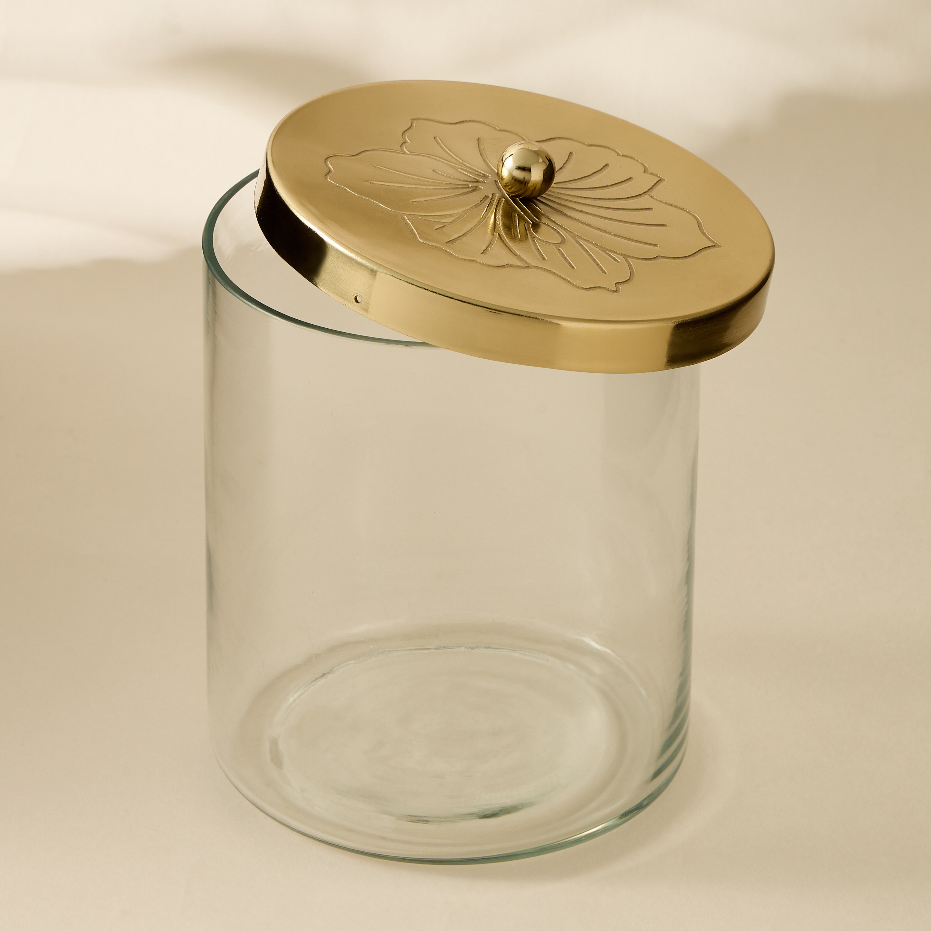 Hibiscus Glass Canister-household-kitchen-foodstorage-containers-image-2