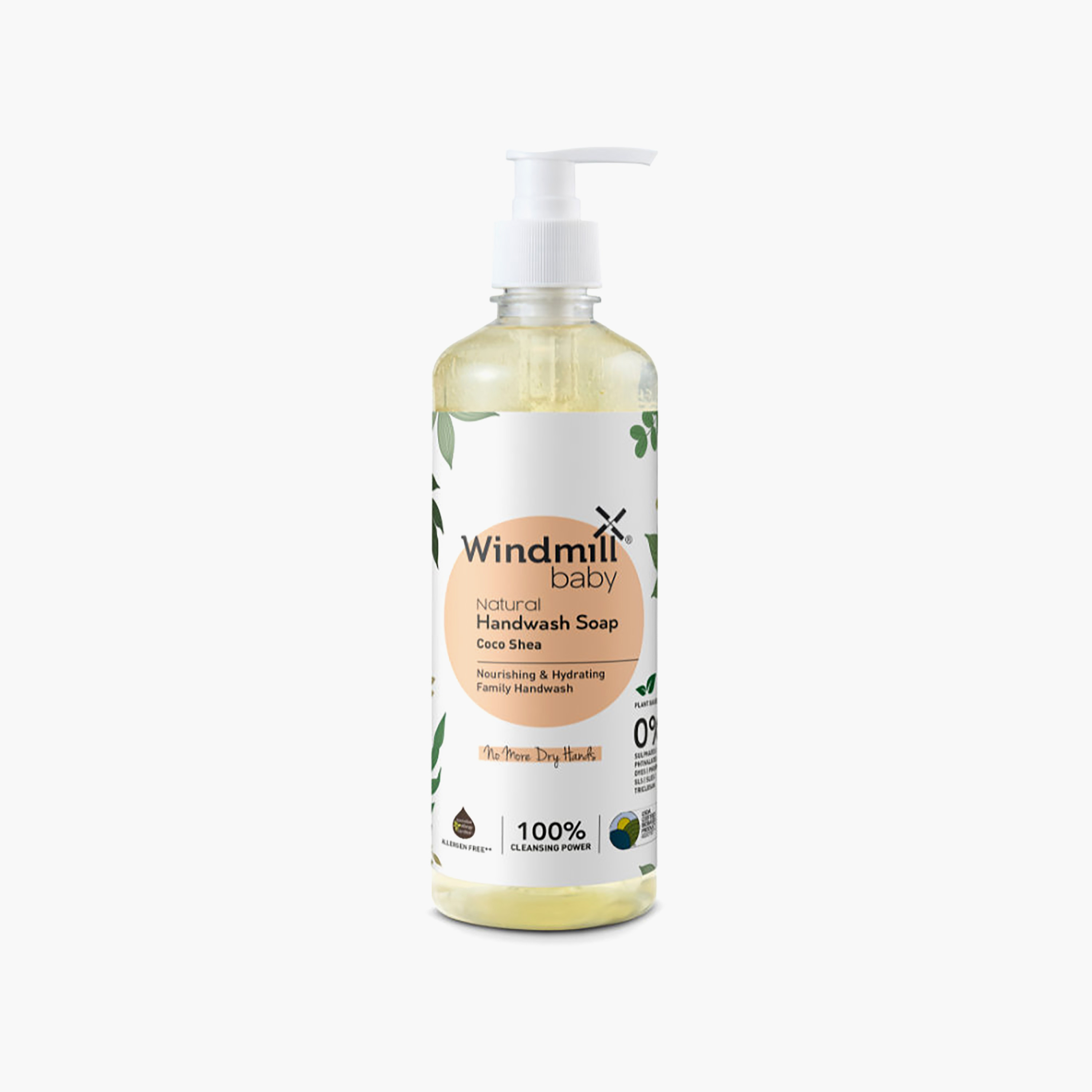 Windmill Natural Handwash - 450 ml - Coco Shea-baby-bathandcare-hairbodyskincare-bodywashandsoaps-image-1