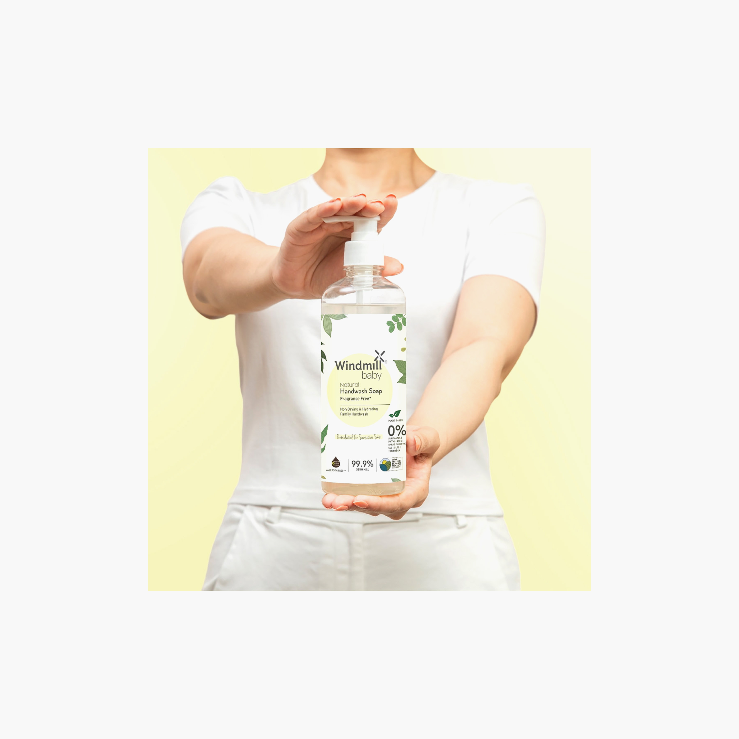 Windmill Natural Handwash - 450 ml - Fragrance Free-baby-bathandcare-hairbodyskincare-bodywashandsoaps-image-6