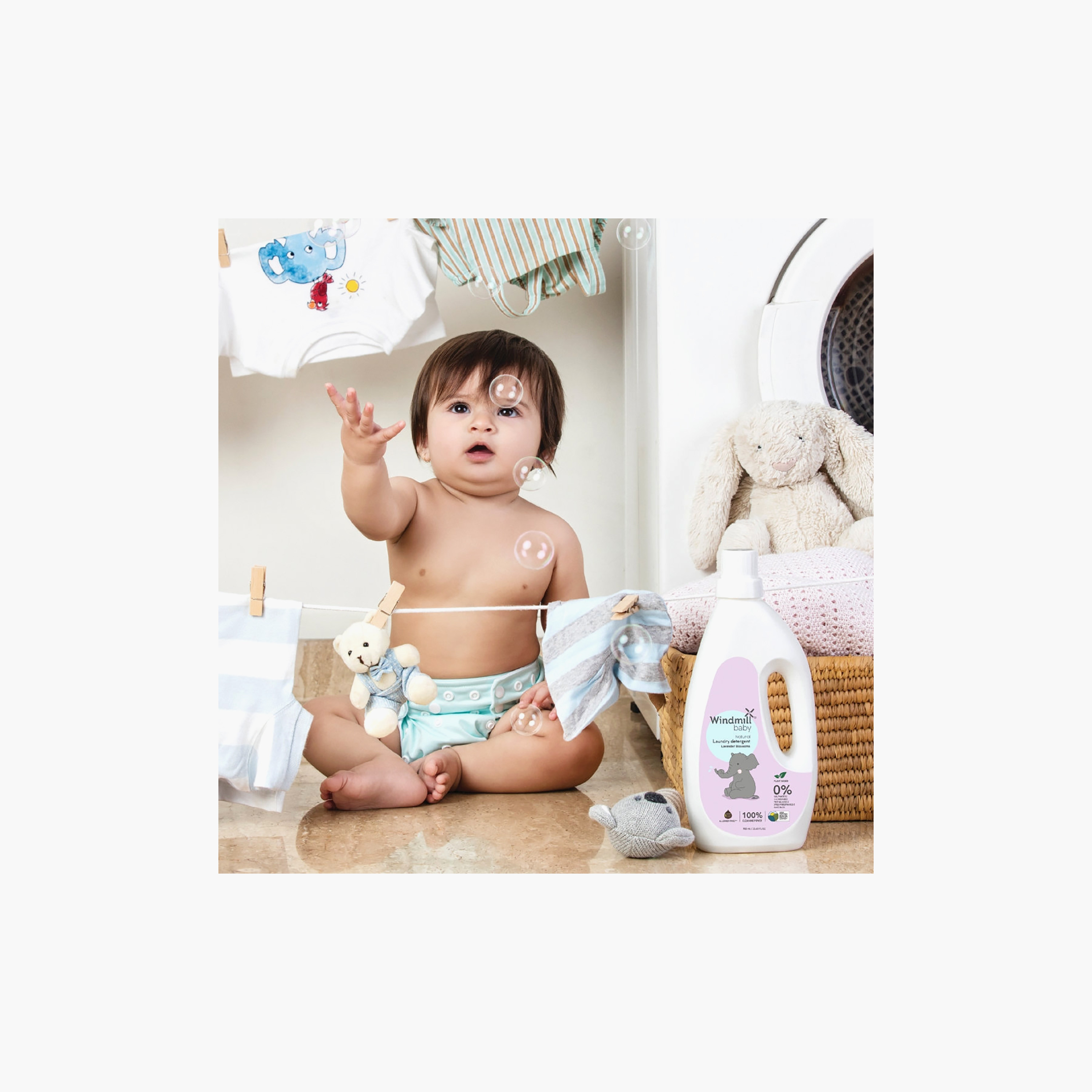 منظف ملابس طبيعي من ويندميل - 900 مل - لافندر بلوسوم-baby-feeding-cleaningliquids-image-5