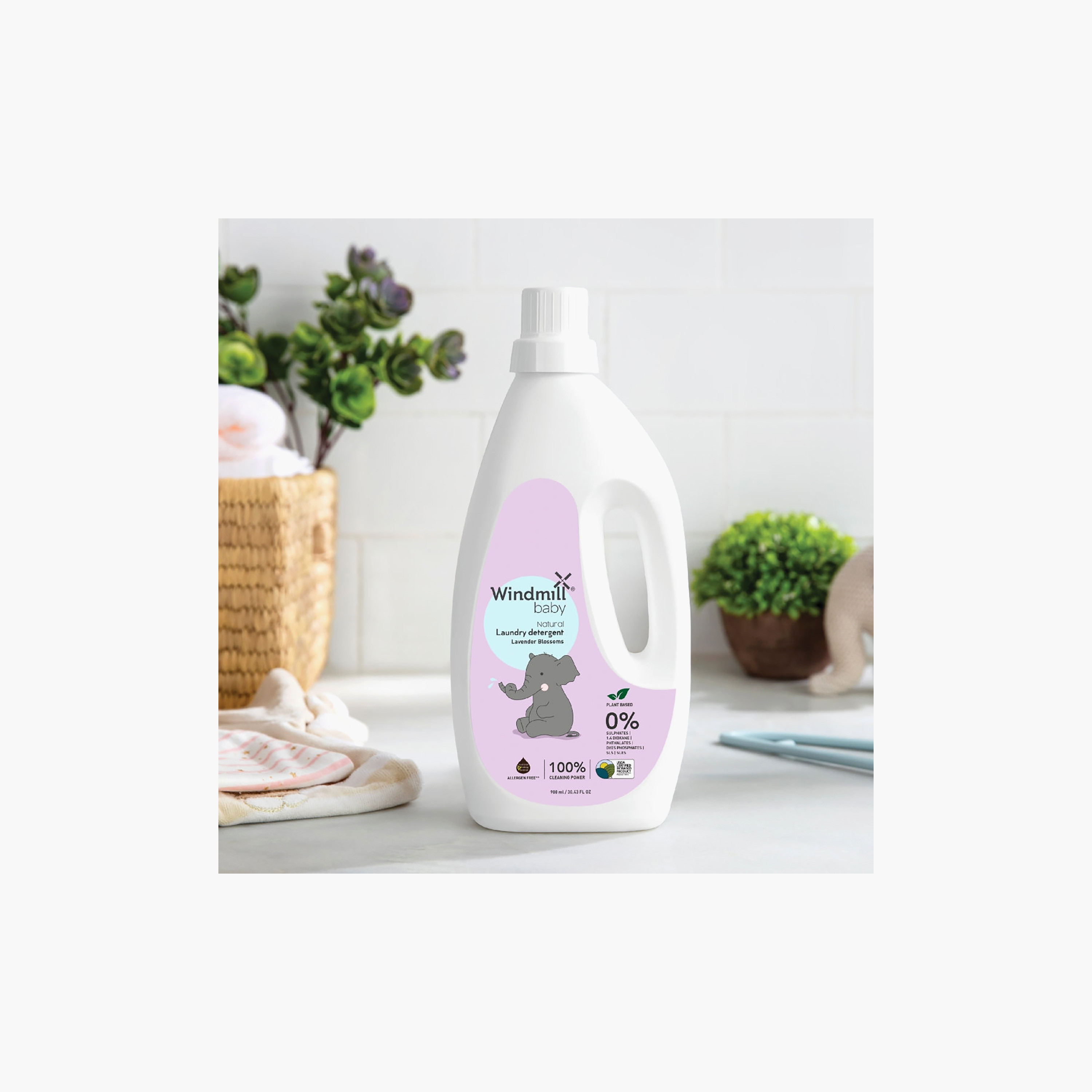 منظف ملابس طبيعي من ويندميل - 900 مل - لافندر بلوسوم-baby-feeding-cleaningliquids-image-4