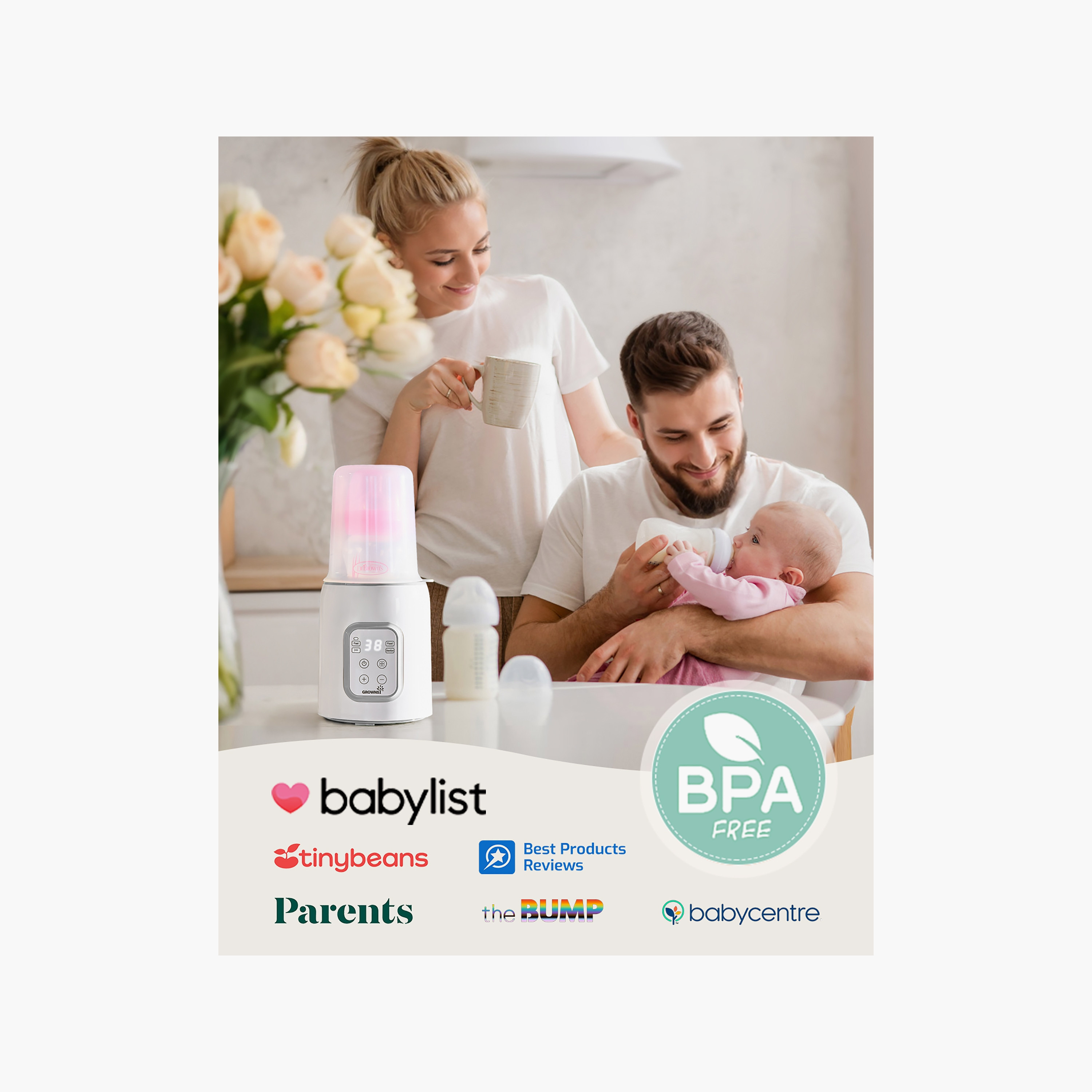 Grownsy Fast Bottle Warmer with Timer-baby-feeding-sterilizersandwarmers-image-8