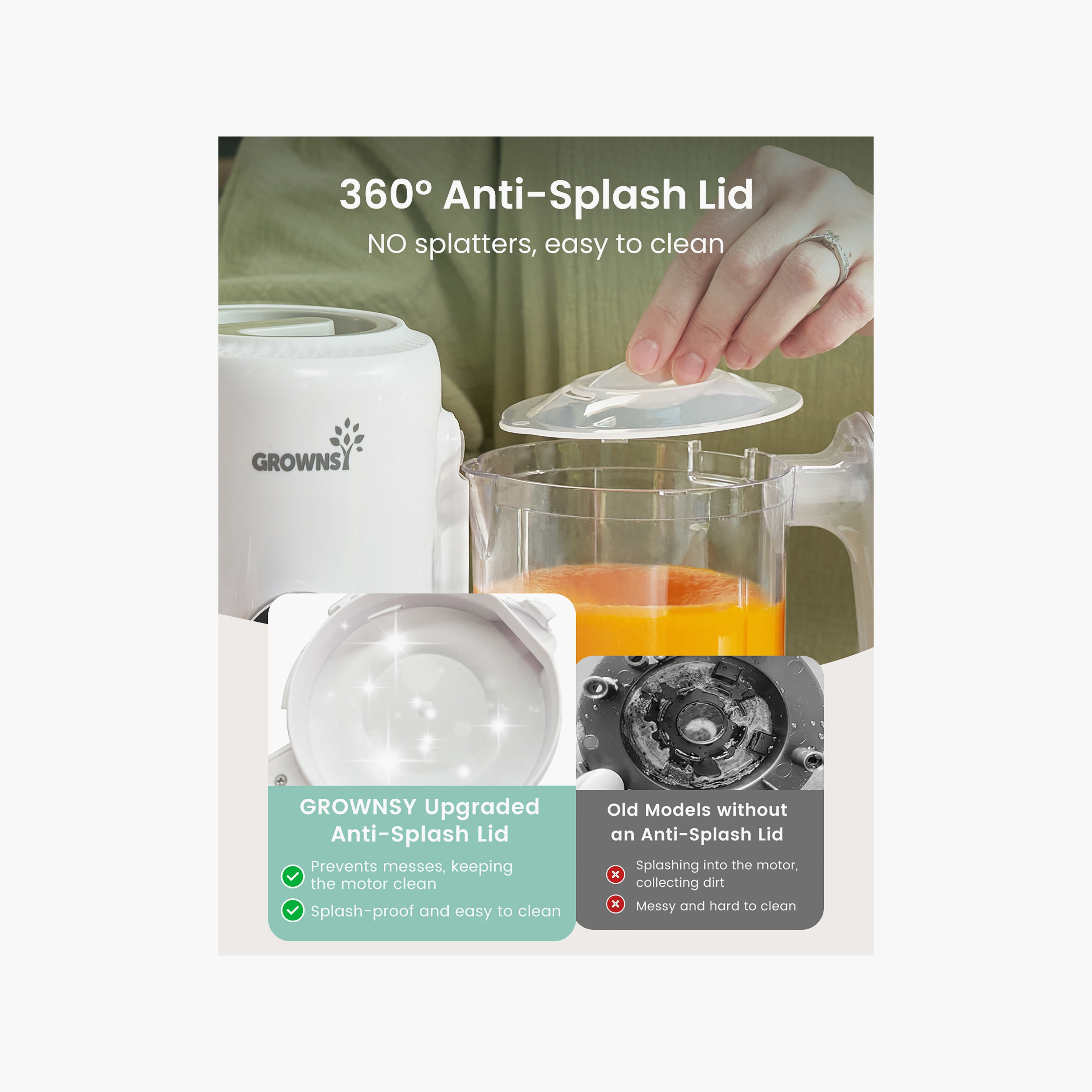 Grownsy Baby Food Maker with Automatic Sanitization-baby-feeding-babyfoodprocessors-image-5