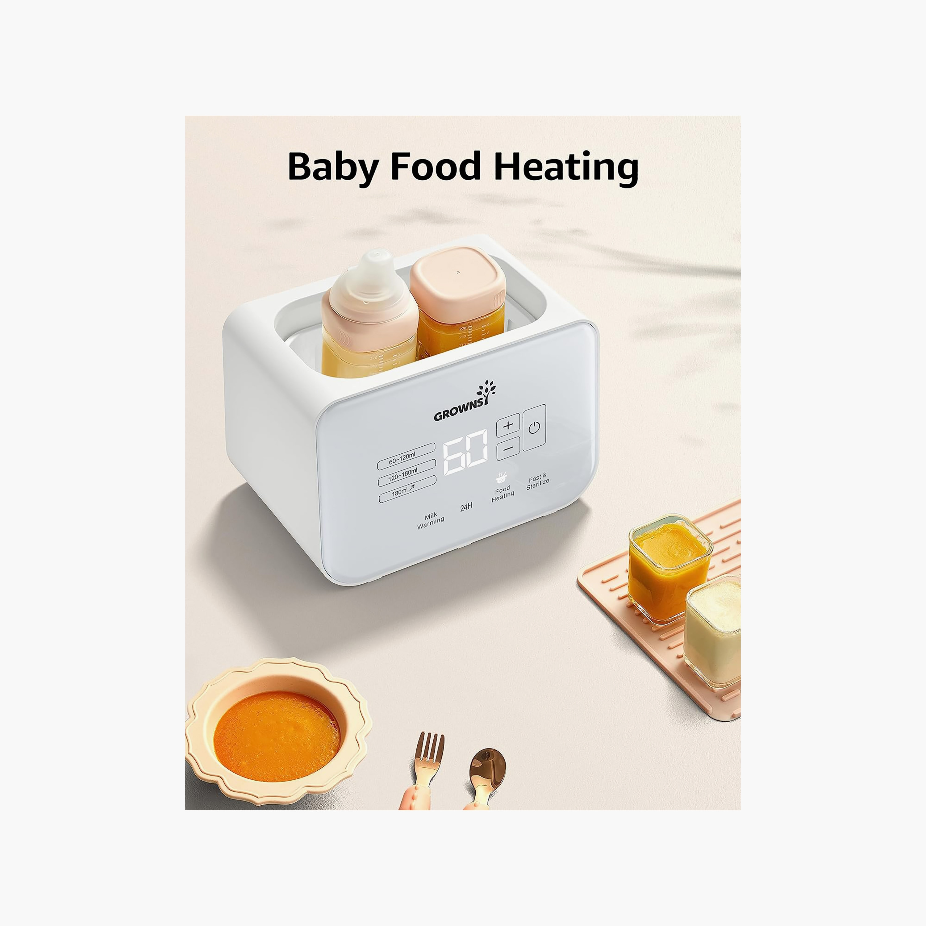 جهاز تدفئة زجاجات متعدد الوظائف من جرونسي-baby-feeding-sterilizersandwarmers-image-5