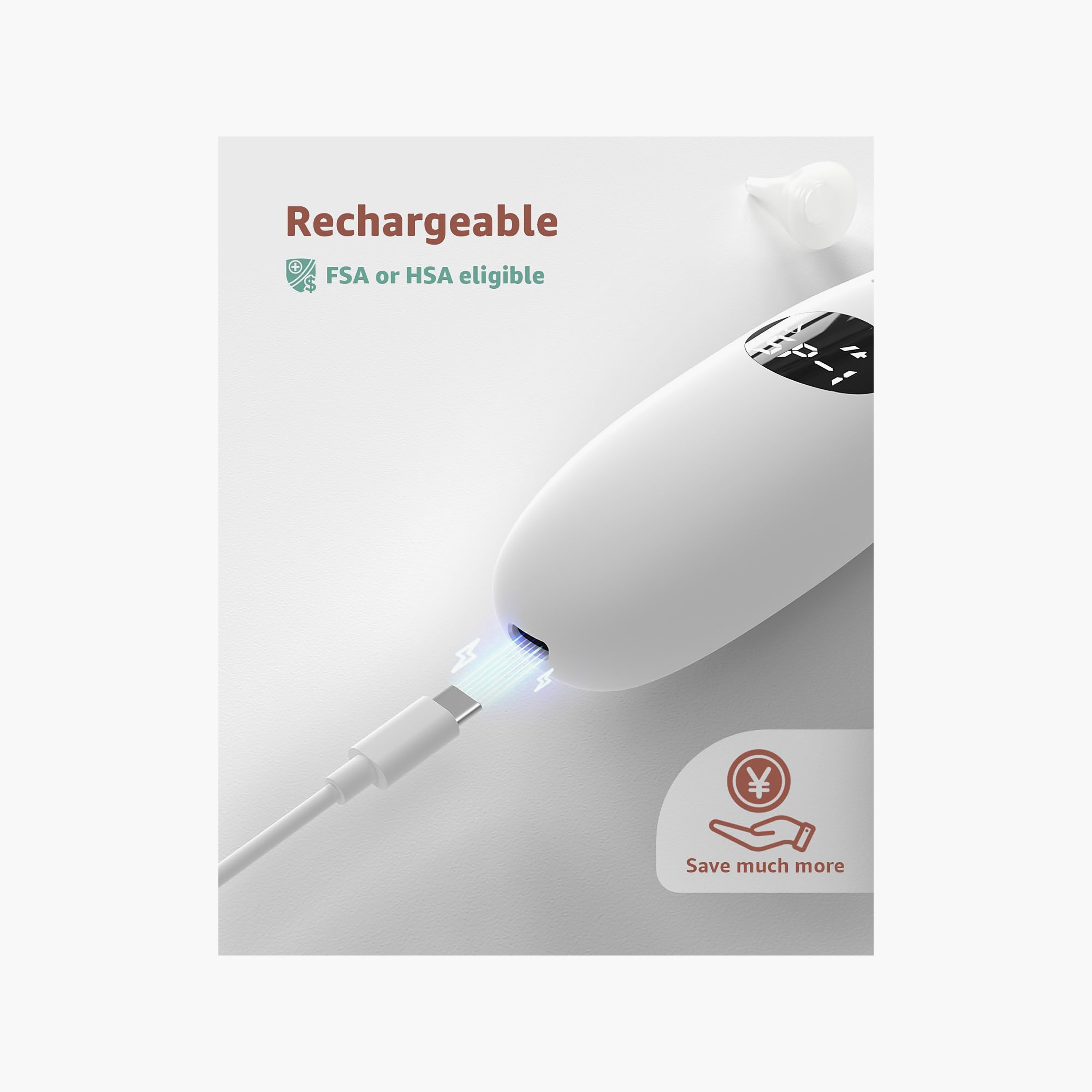 Grownsy Electric Baby Nasal Aspirator with 3 Suction Modes-baby-healthandsafety-thermometersandaspirators-image-6