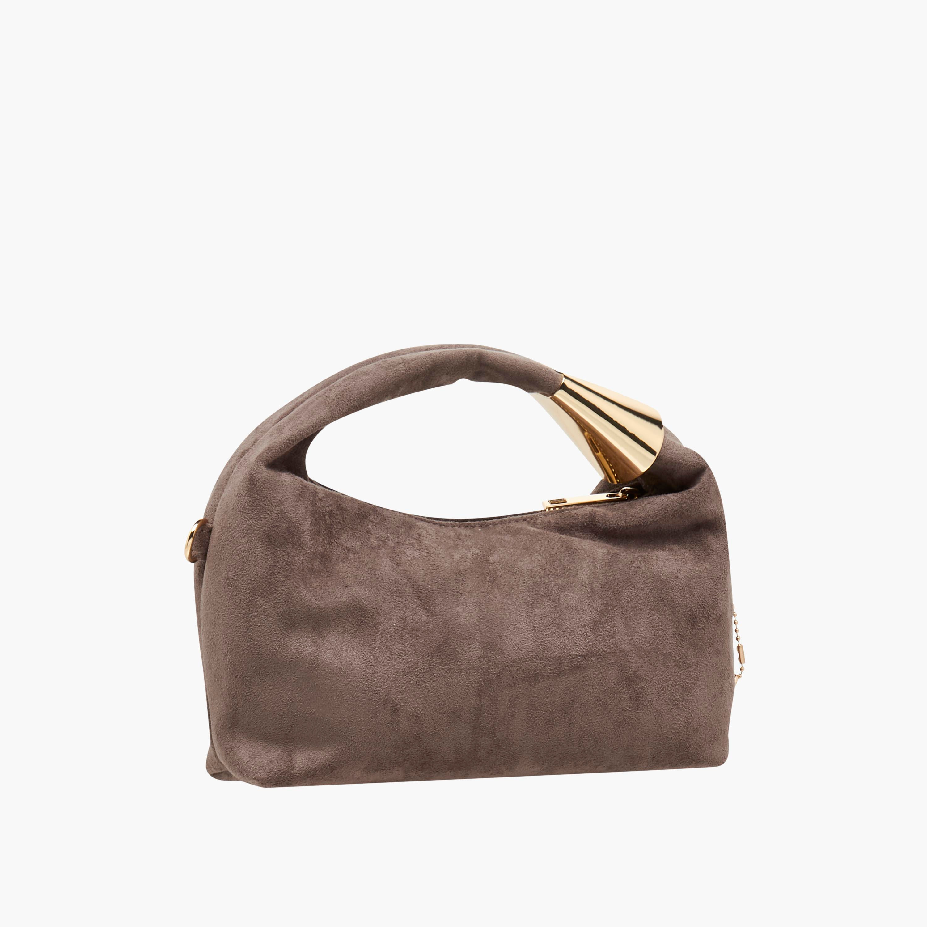 Marina Galanti Textured Hobo Bag with Detachable Chain Strap-women-bagsandwallets-handbags-image-4