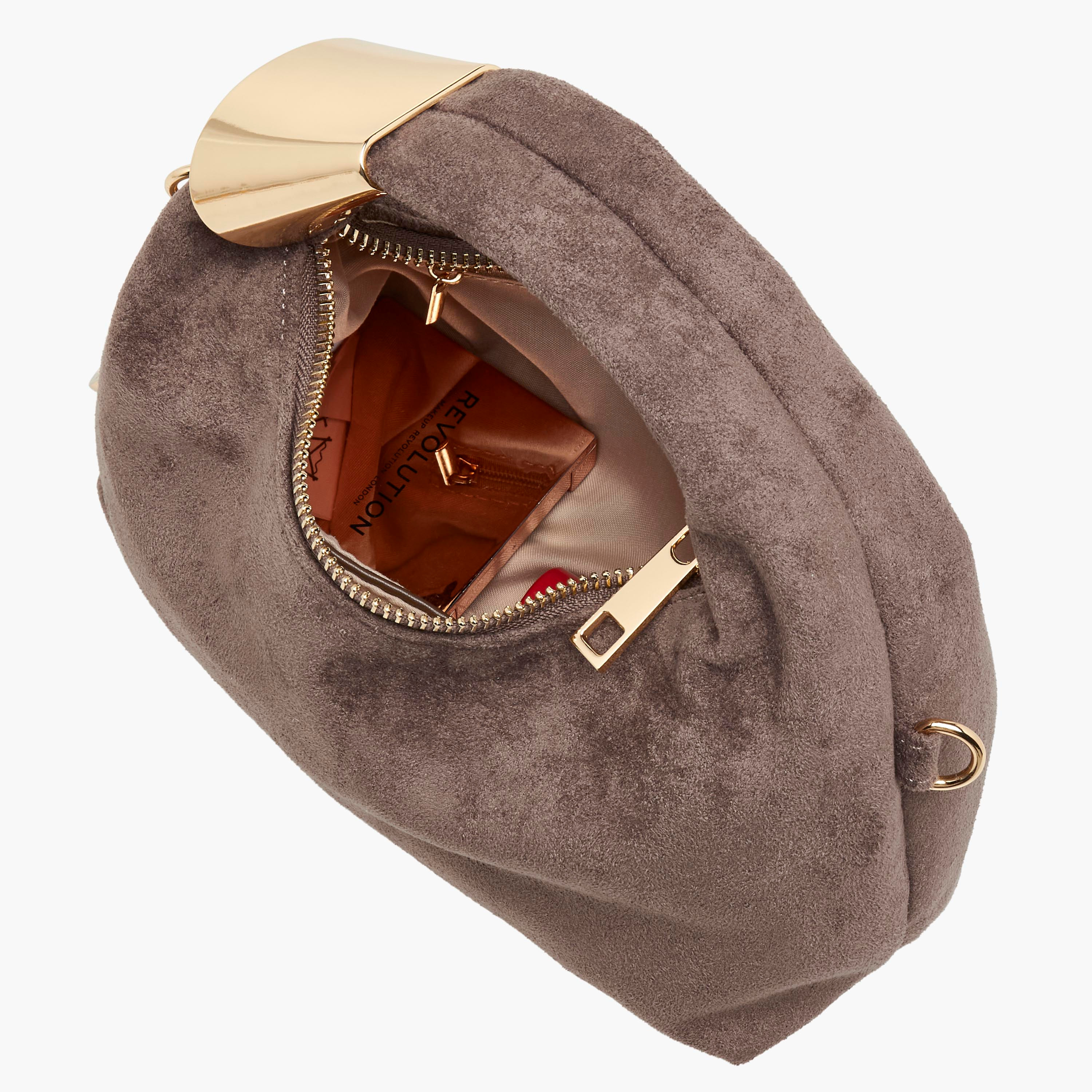 Marina Galanti Textured Hobo Bag with Detachable Chain Strap-women-bagsandwallets-handbags-image-9