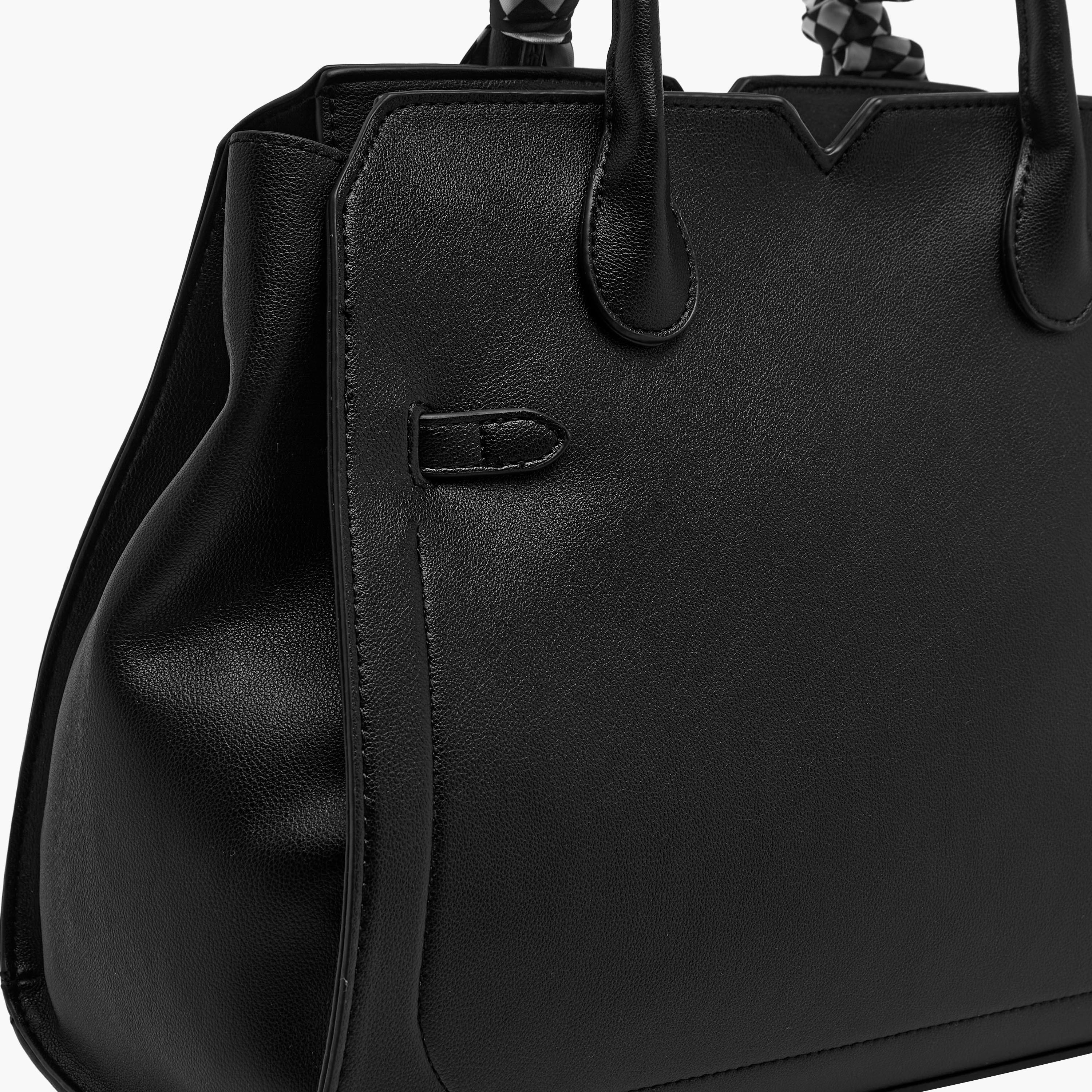 Marina Galanti Scarf Accent Tote Bag with Detachable Strap-women-bagsandwallets-handbags-image-7