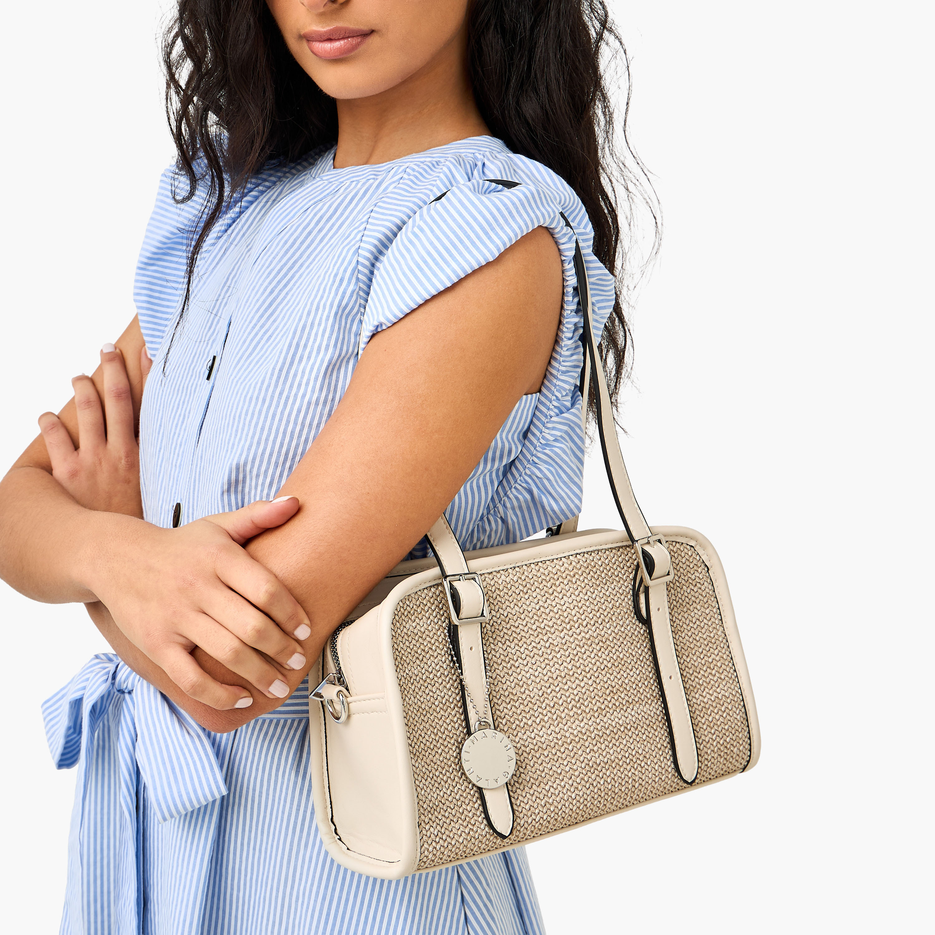 شنطة كتف بارزة الملمس بحزام قابل للفصل من مارينا جالانتي-women-bagsandwallets-handbags-image-8