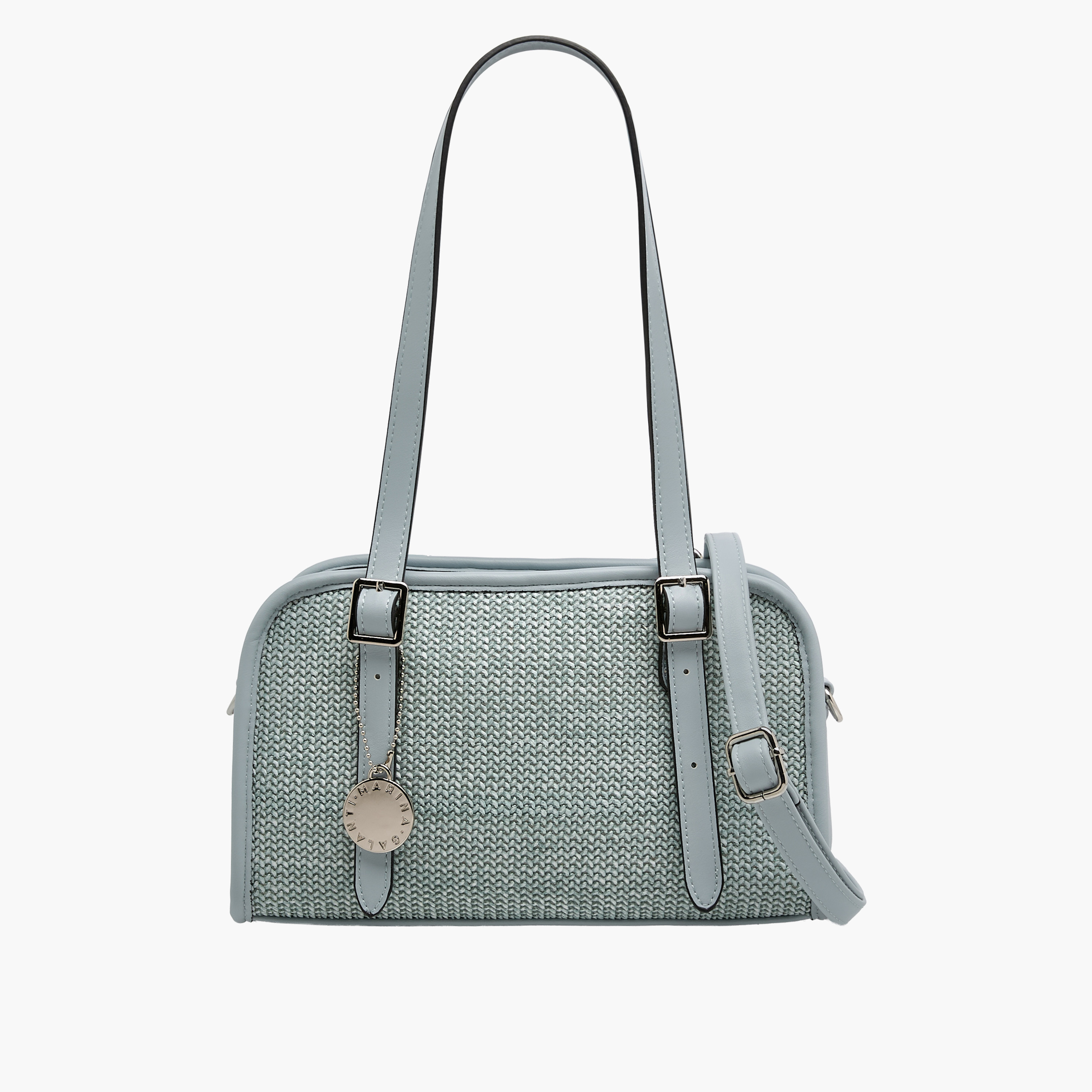 Marina Galanti Textured Shoulder Bag with Detachable Strap-women-bagsandwallets-handbags-image-1