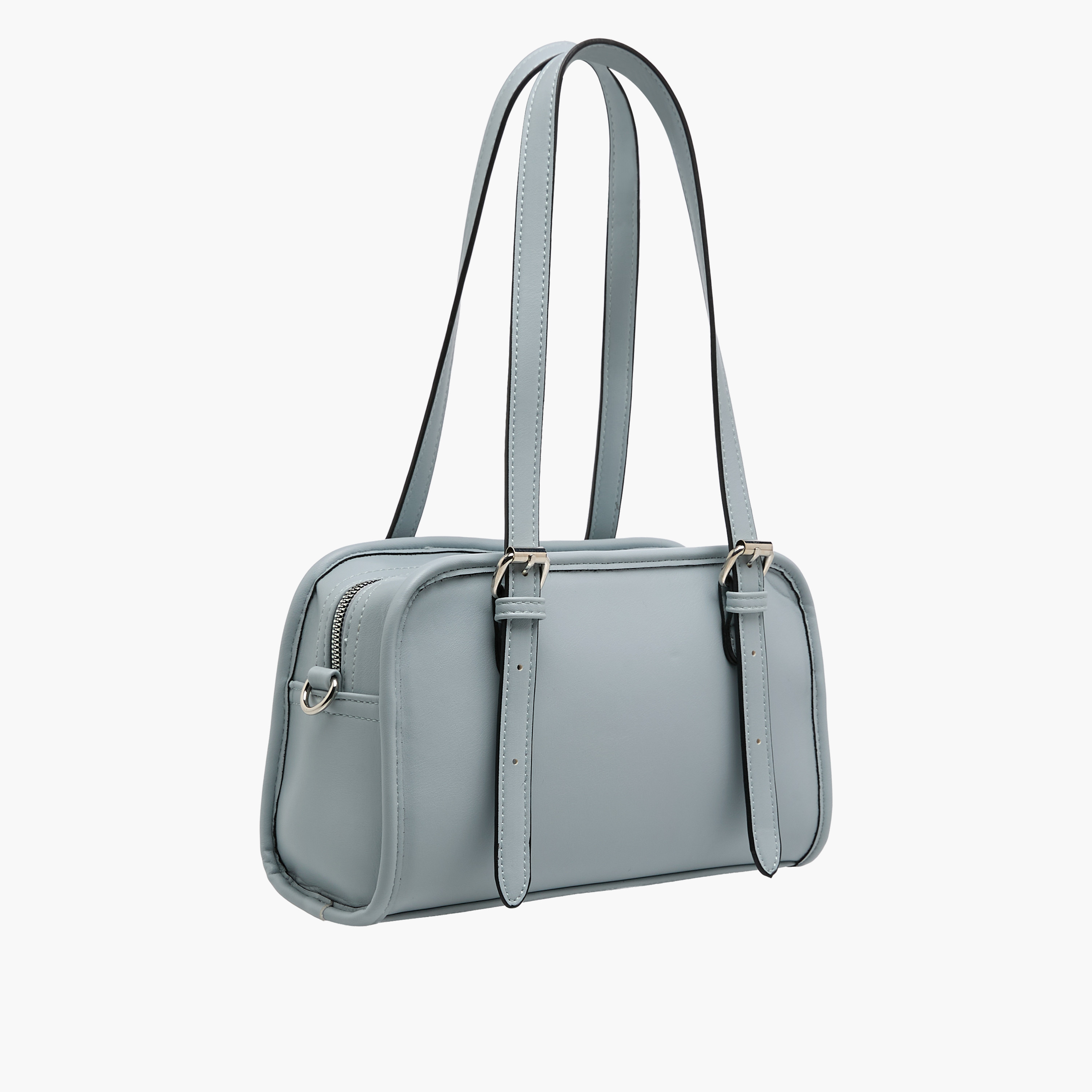 Marina Galanti Textured Shoulder Bag with Detachable Strap-women-bagsandwallets-handbags-image-4