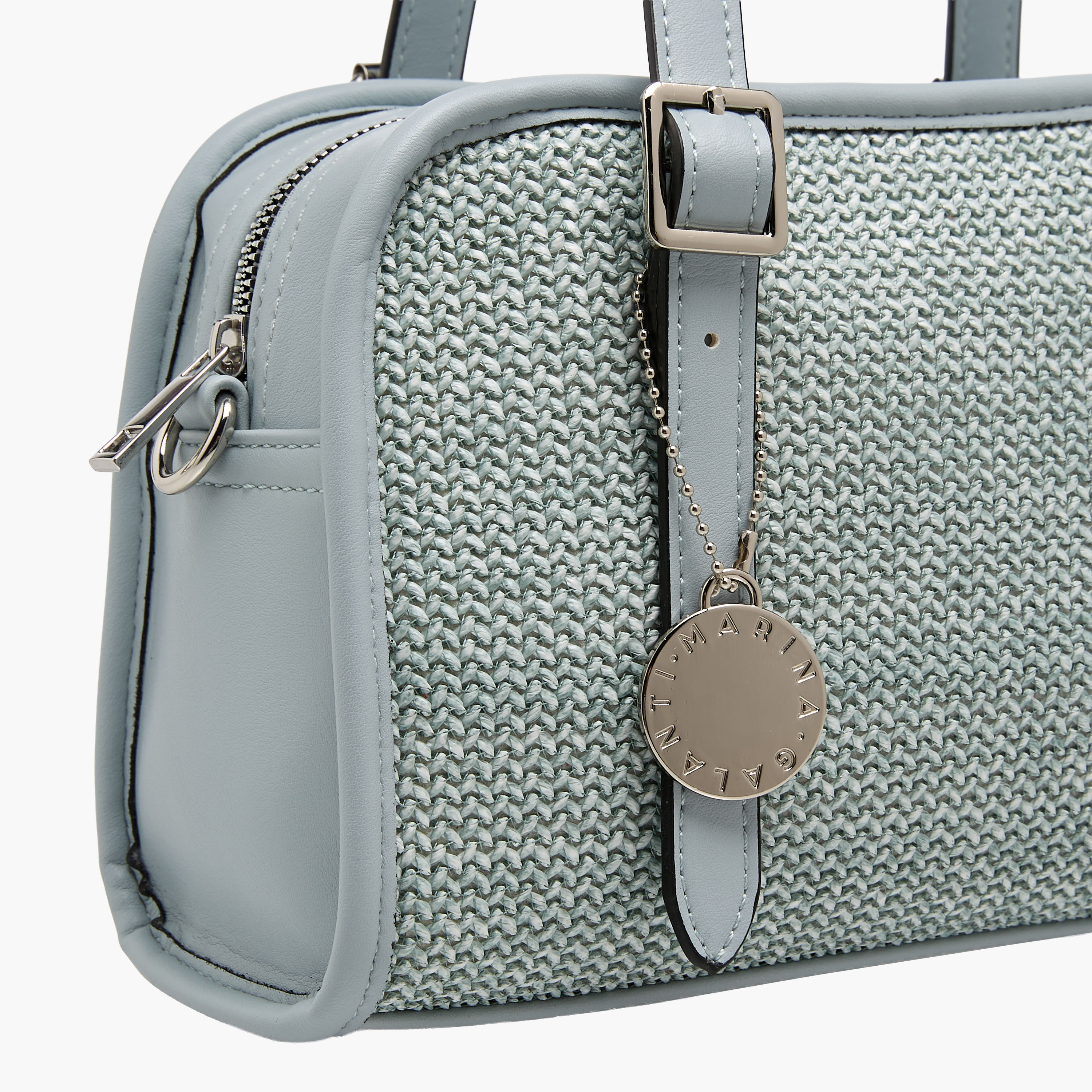 Marina Galanti Textured Shoulder Bag with Detachable Strap-women-bagsandwallets-handbags-image-5
